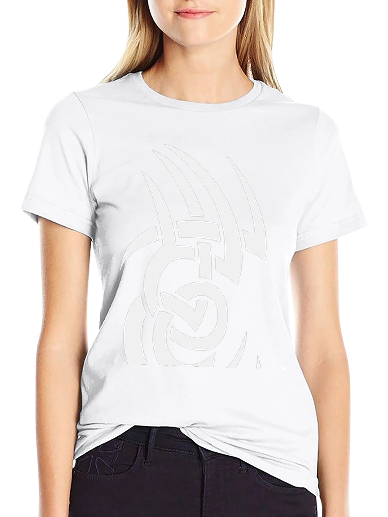 Tribal Tattoo Graphic Black Tee
