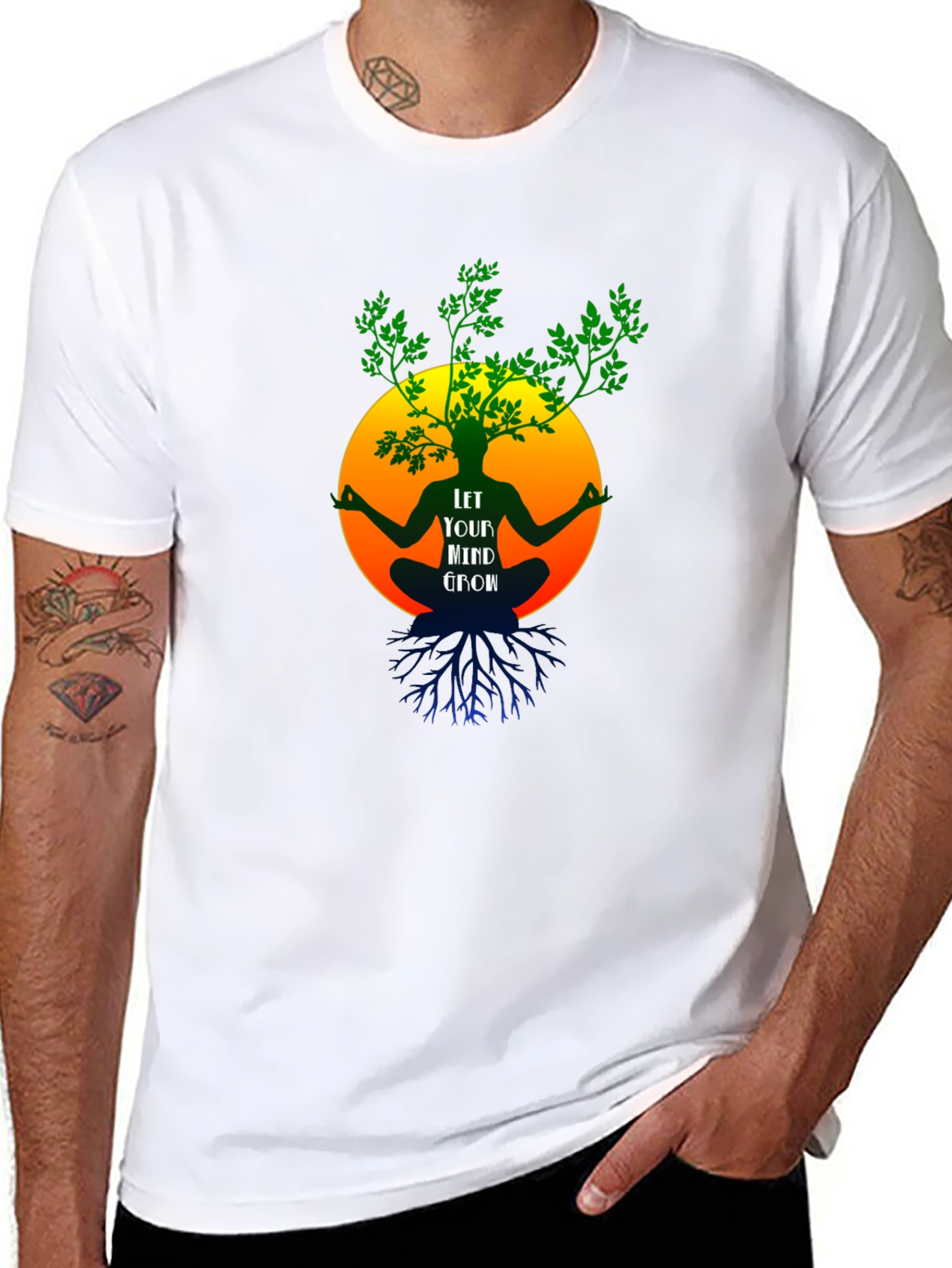 Enlightenment T-Shirt - Let Your Mind Grow
