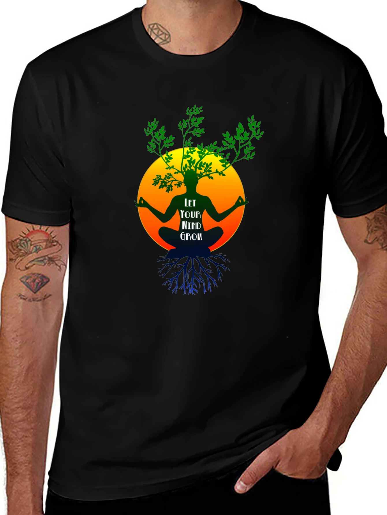 Enlightenment T-Shirt - Let Your Mind Grow