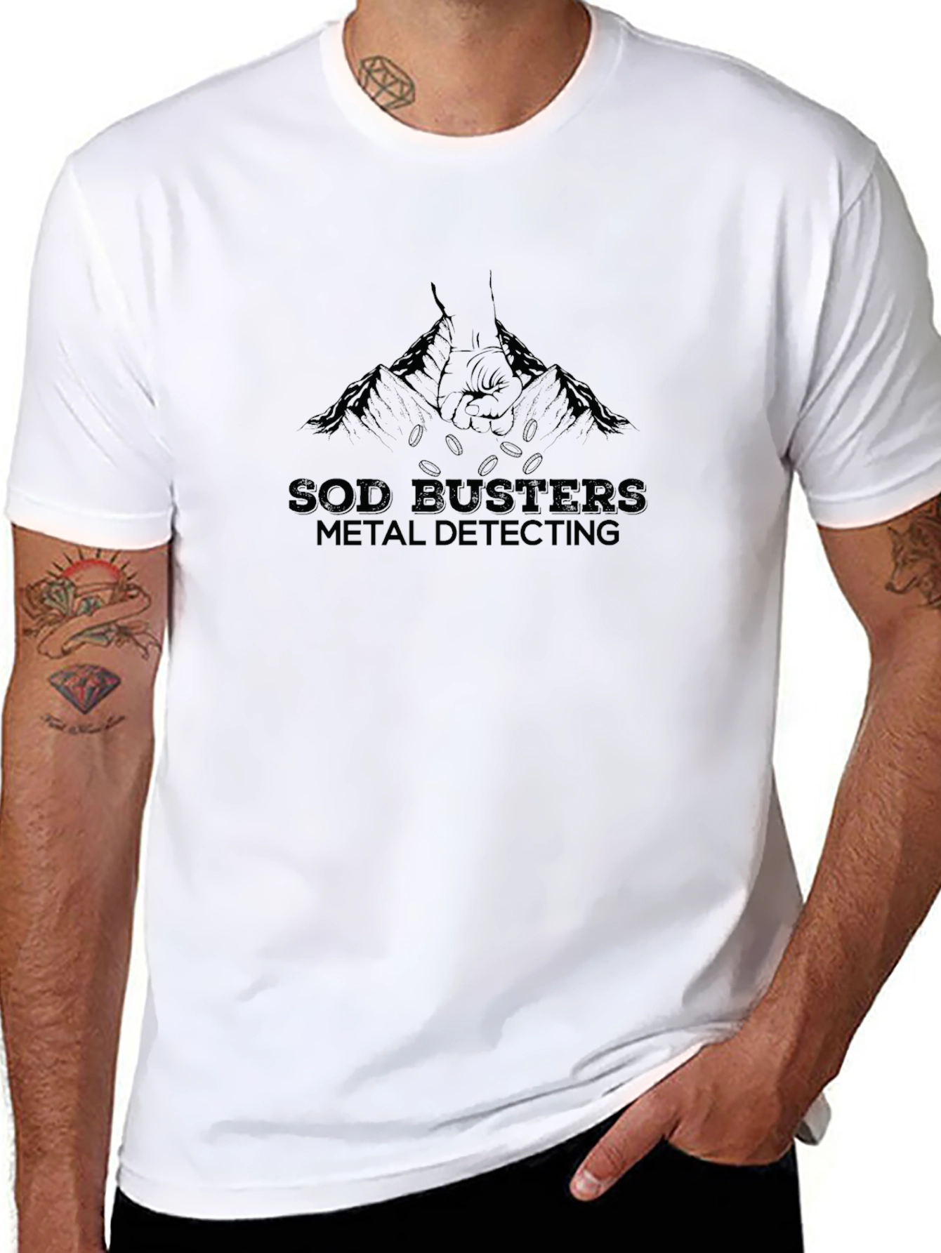Sod Busters Metal Detecting Graphic Tee