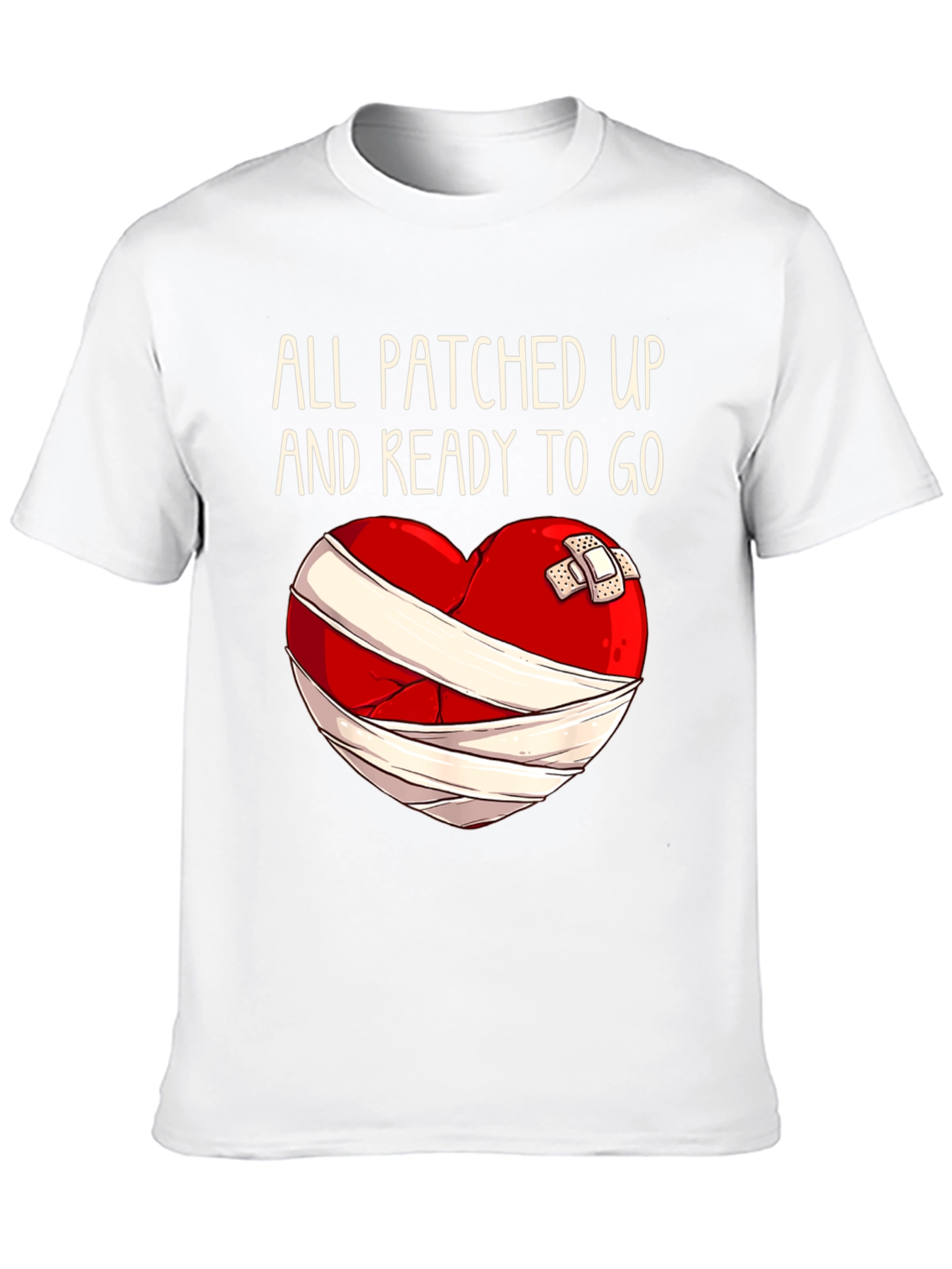 All Patched Up Heart Graphic Tee