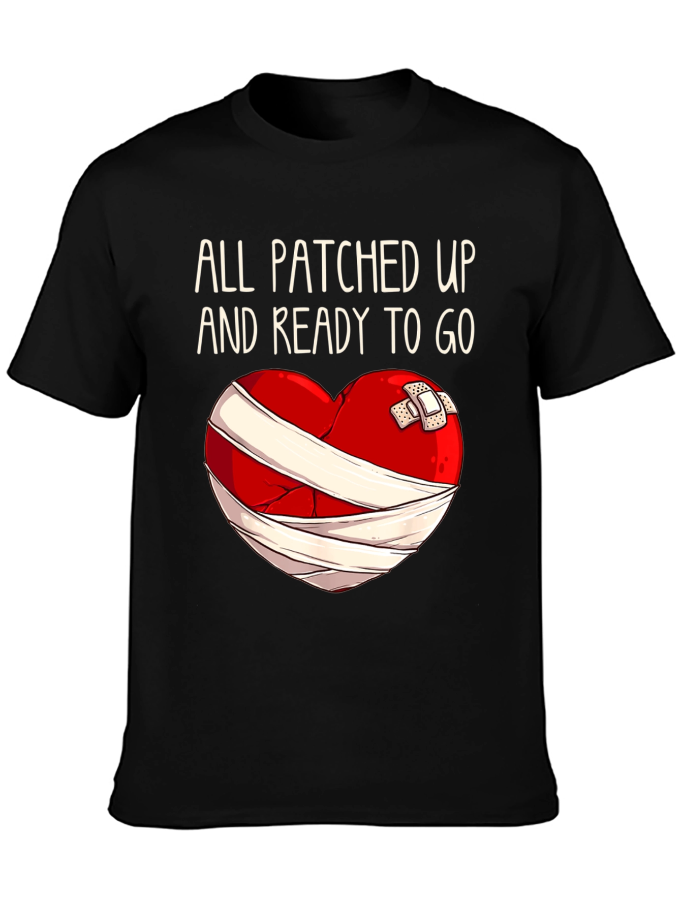 All Patched Up Heart Graphic Tee