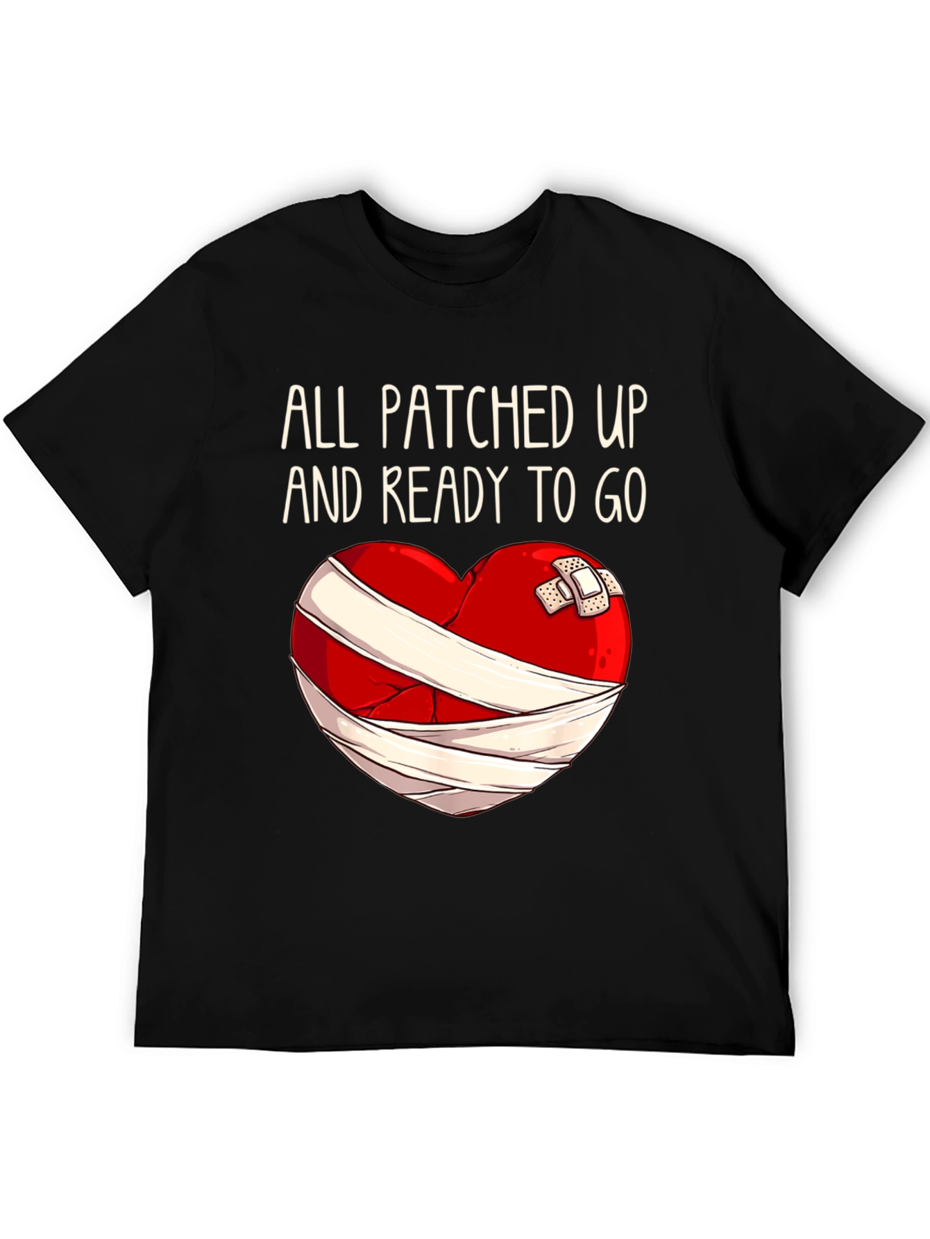 All Patched Up Heart Graphic Tee