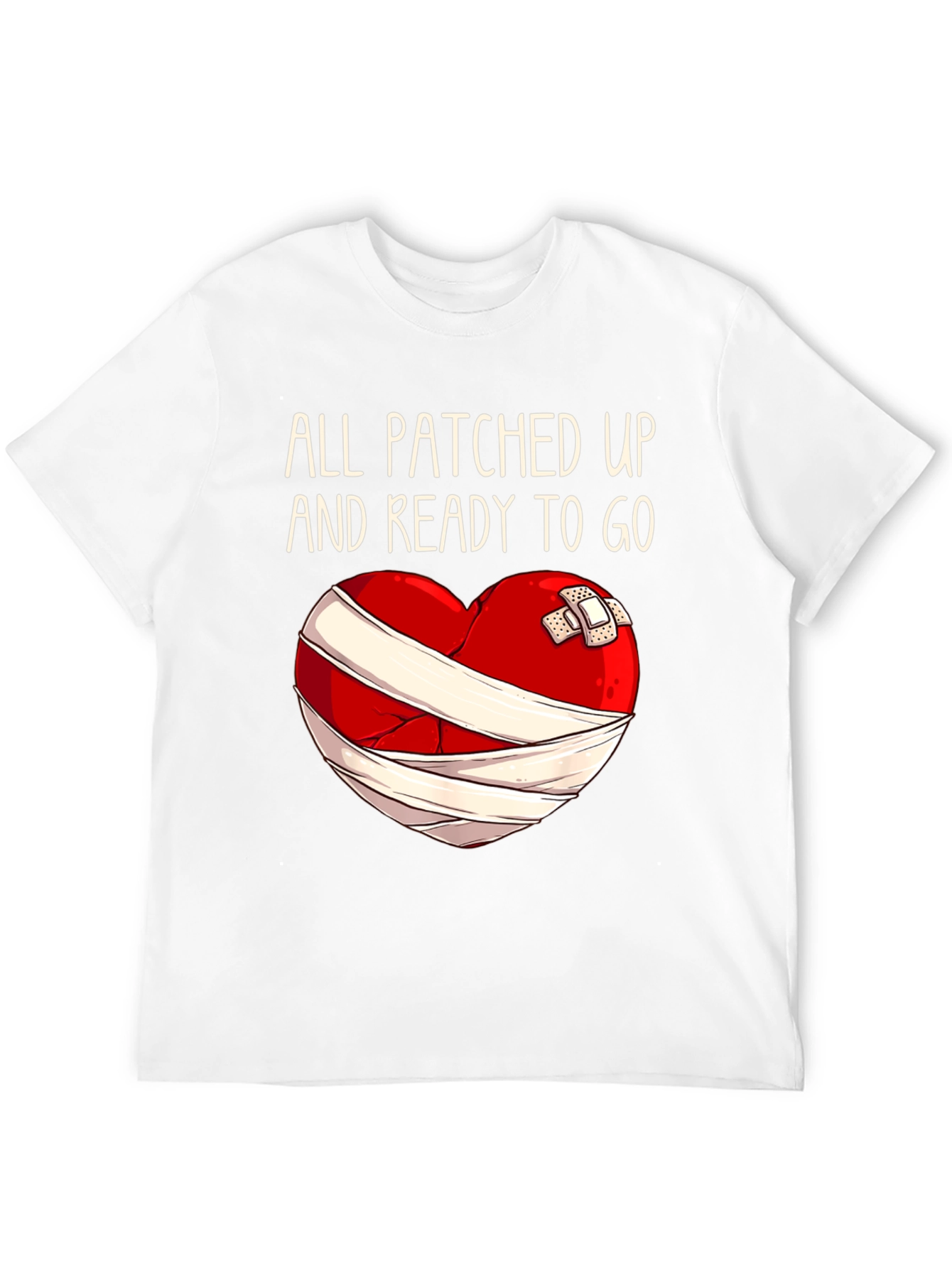 All Patched Up Heart Graphic Tee