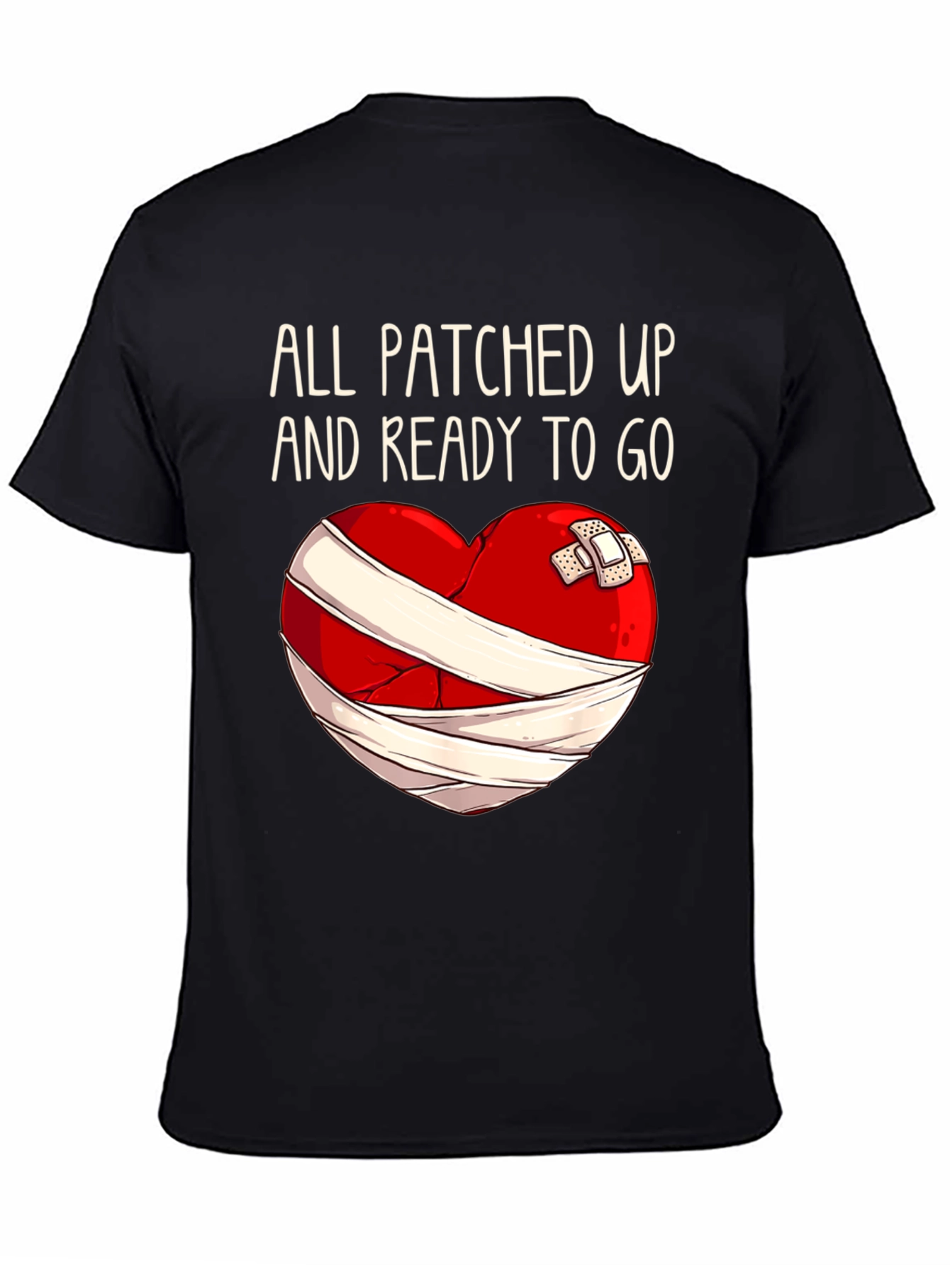All Patched Up Heart Graphic Tee