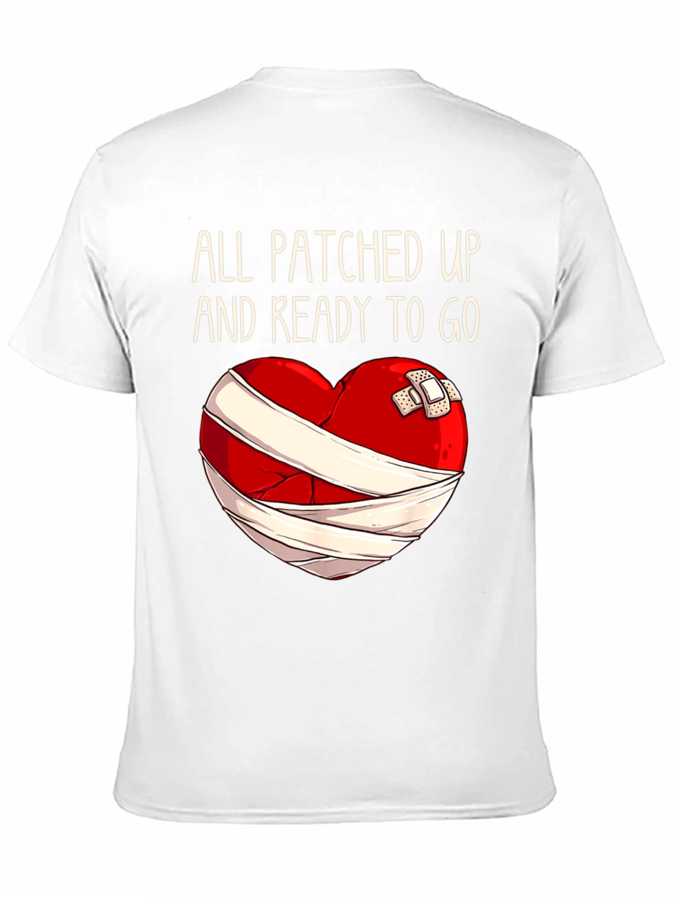 All Patched Up Heart Graphic Tee