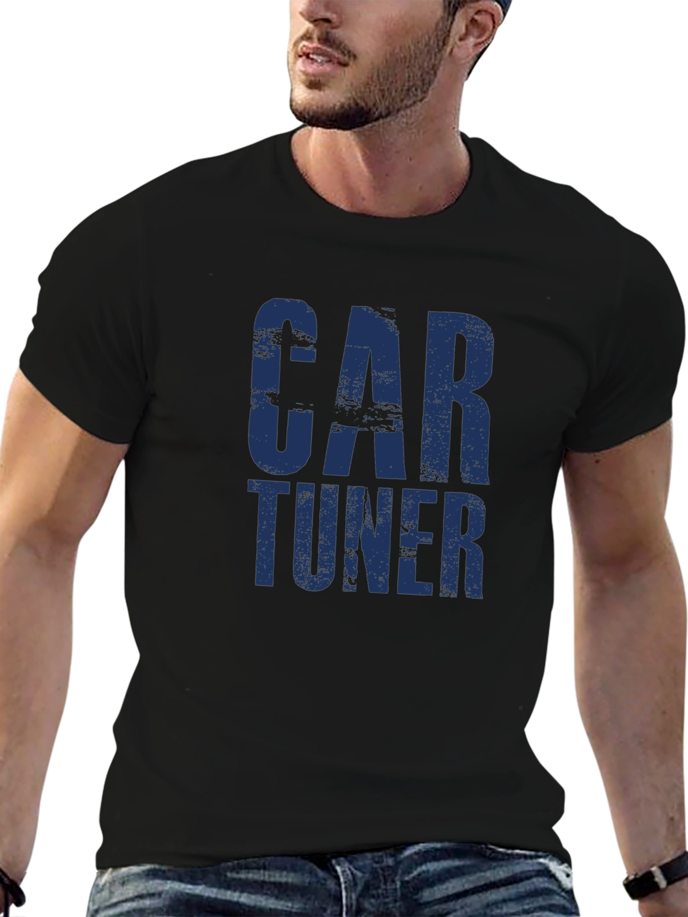 Car Tuner Graphic T-Shirt -  Mens Black Tee