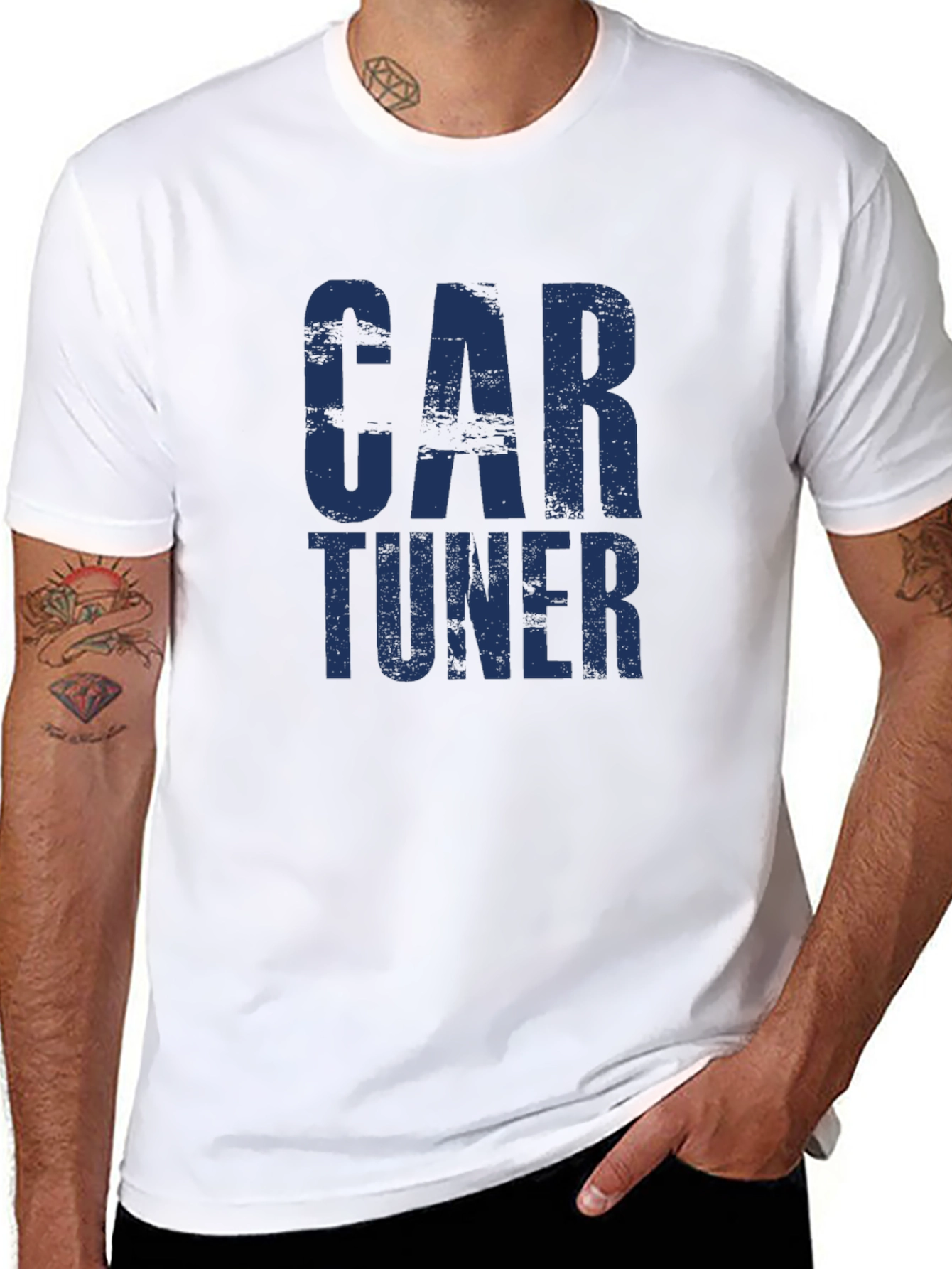 Car Tuner Graphic T-Shirt -  Mens Black Tee