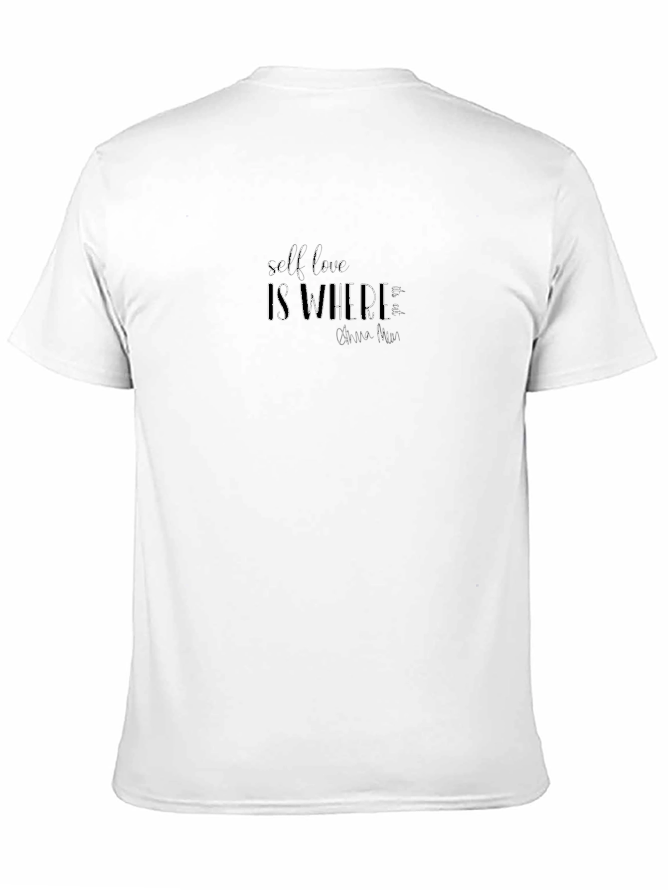 Self Love Graphic Tee - Black Casual Shirt