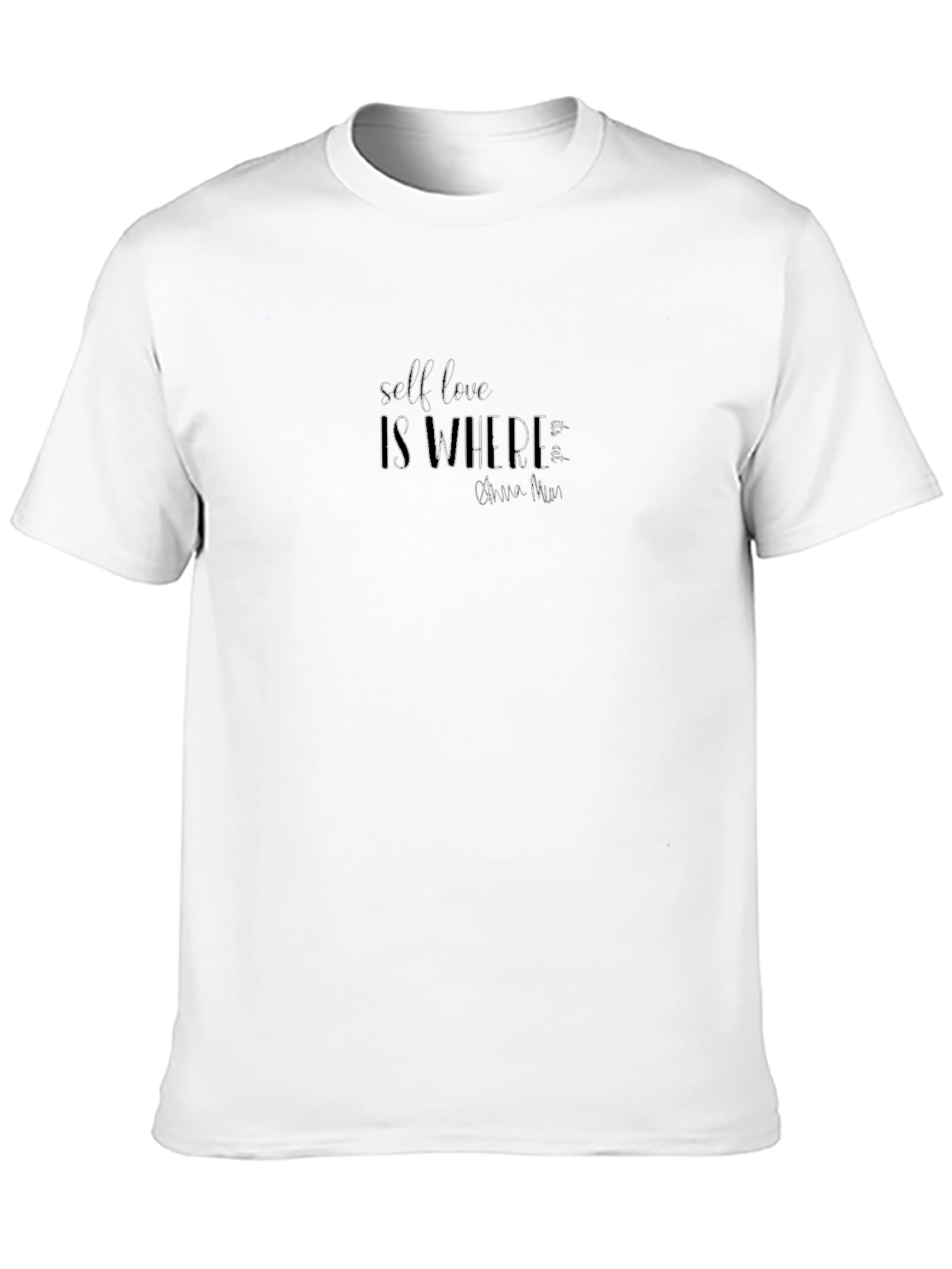 Self Love Graphic Tee - Black Casual Shirt