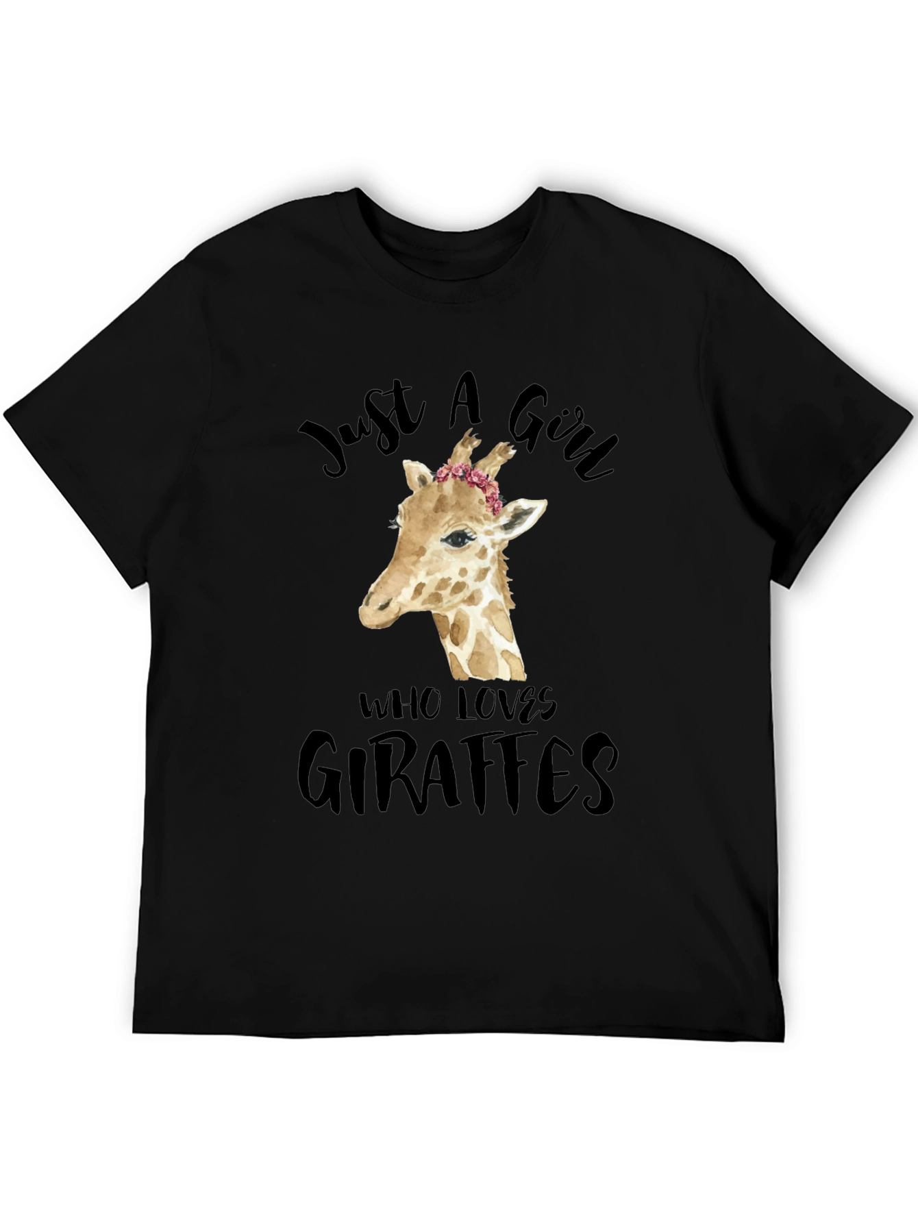 Giraffe Lover T-Shirt - Cute Animal Graphic Tee