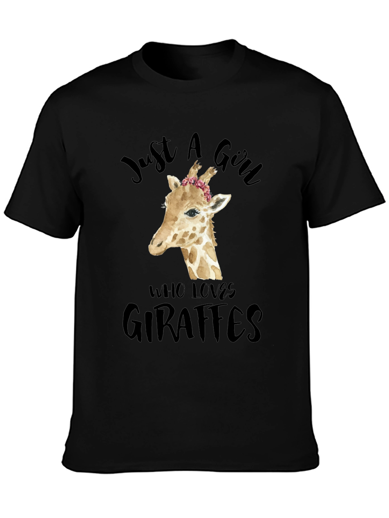 Giraffe Lover T-Shirt - Cute Animal Graphic Tee