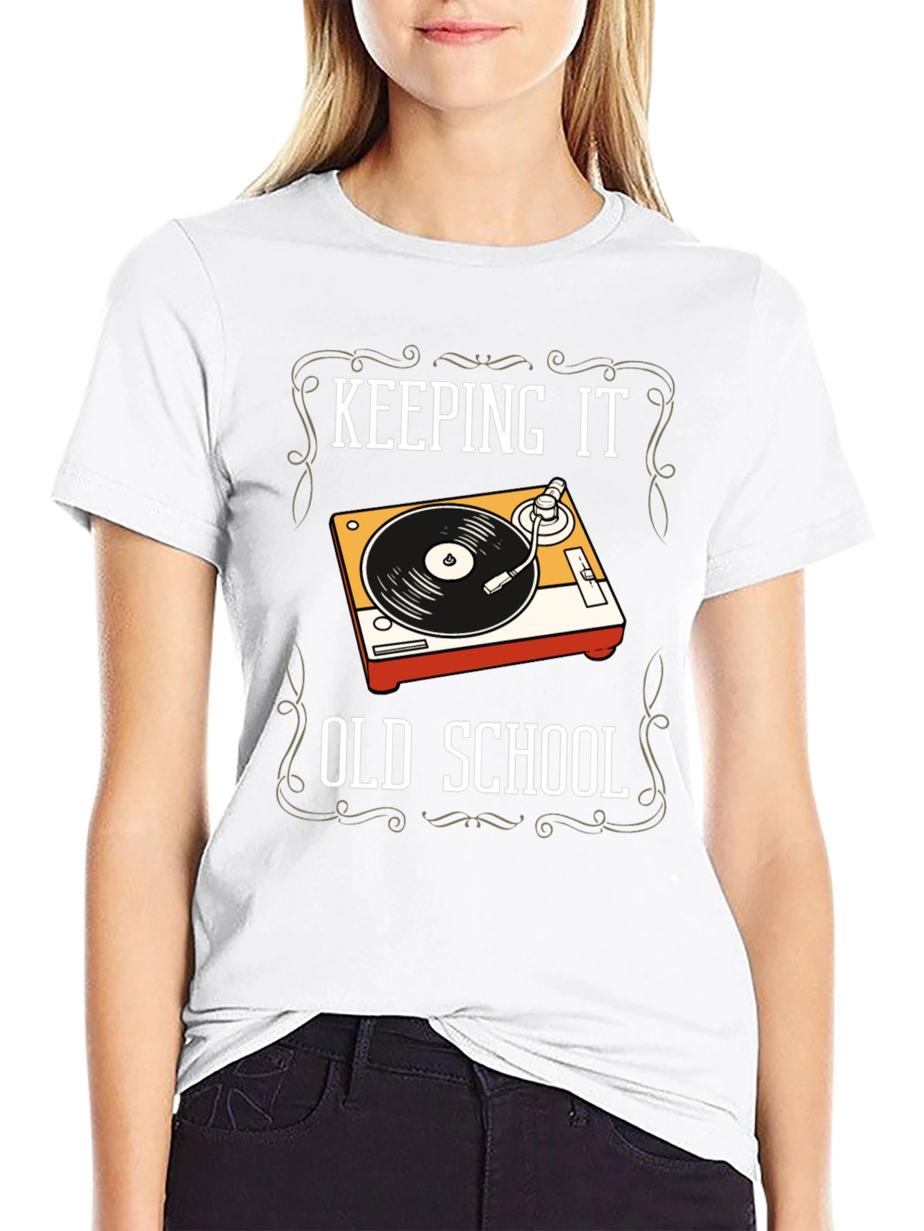 Keeping It Old School Turntable T-Shirt