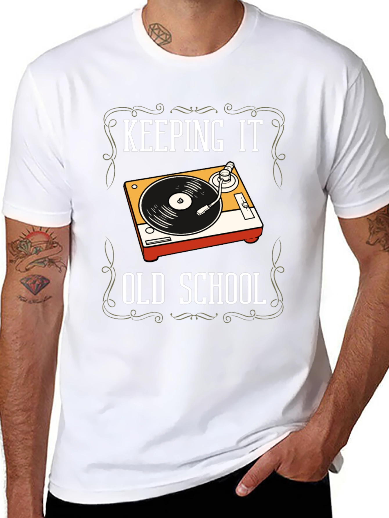 Keeping It Old School Turntable T-Shirt
