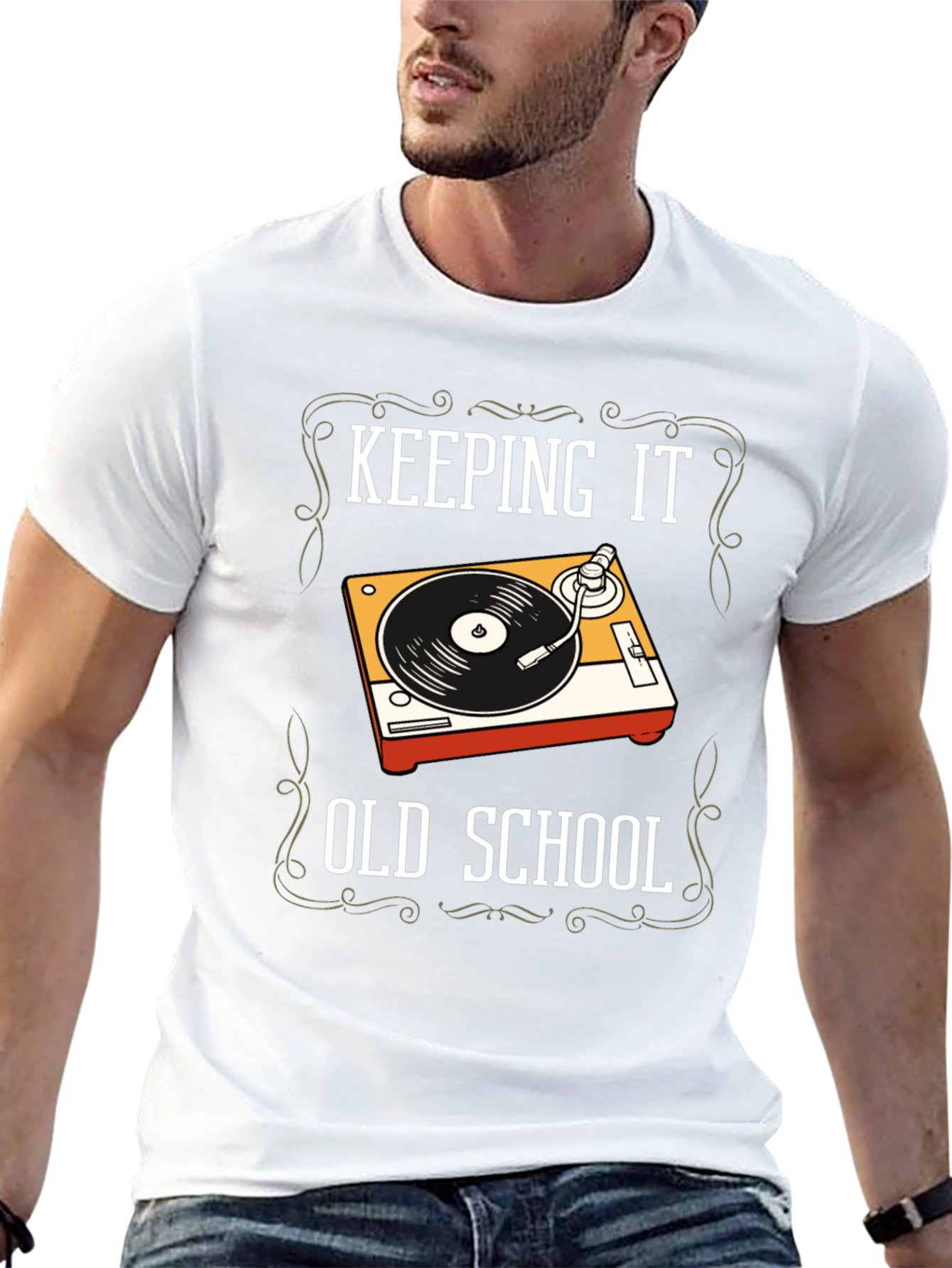 Keeping It Old School Turntable T-Shirt