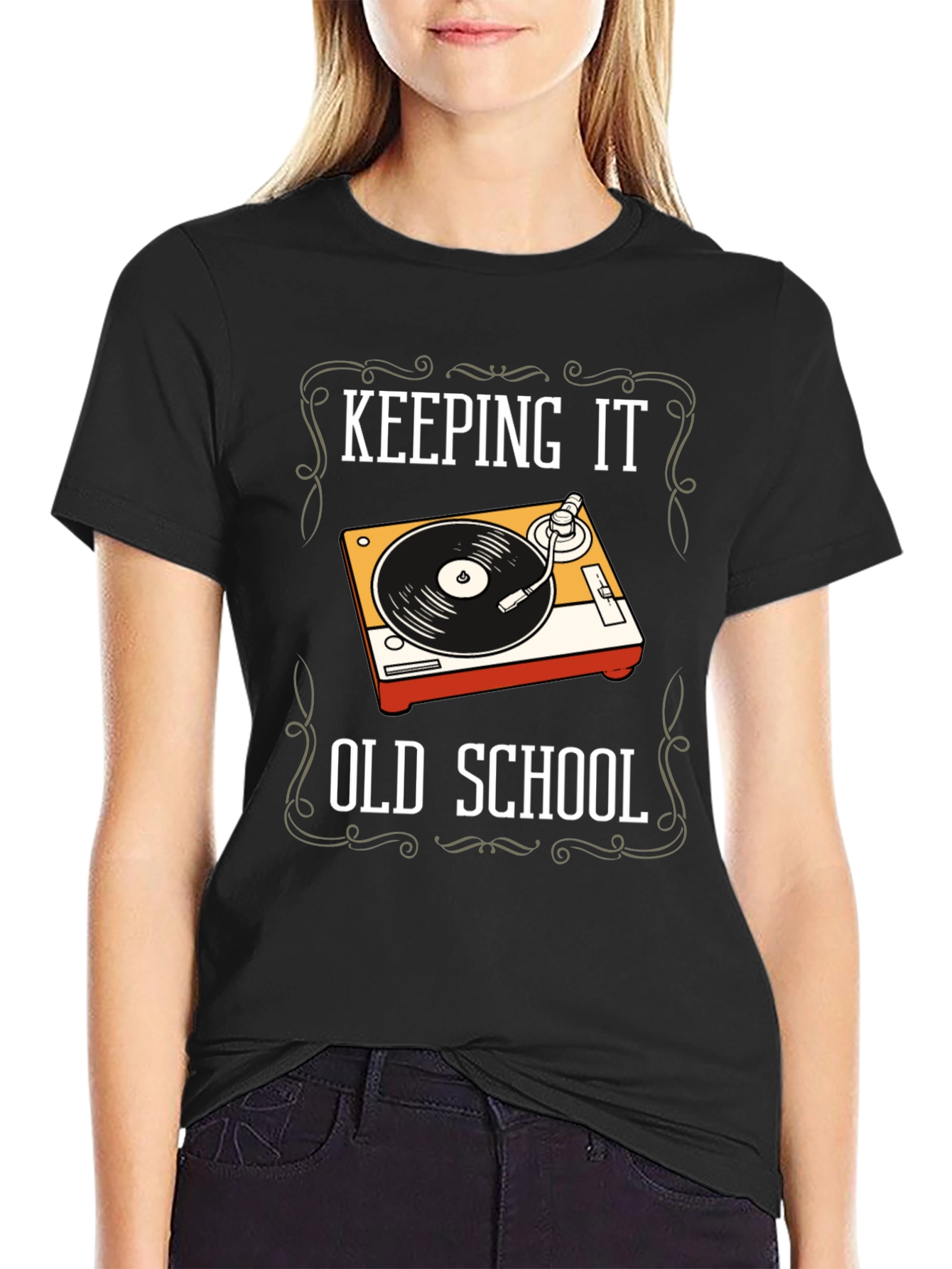 Keeping It Old School Turntable T-Shirt