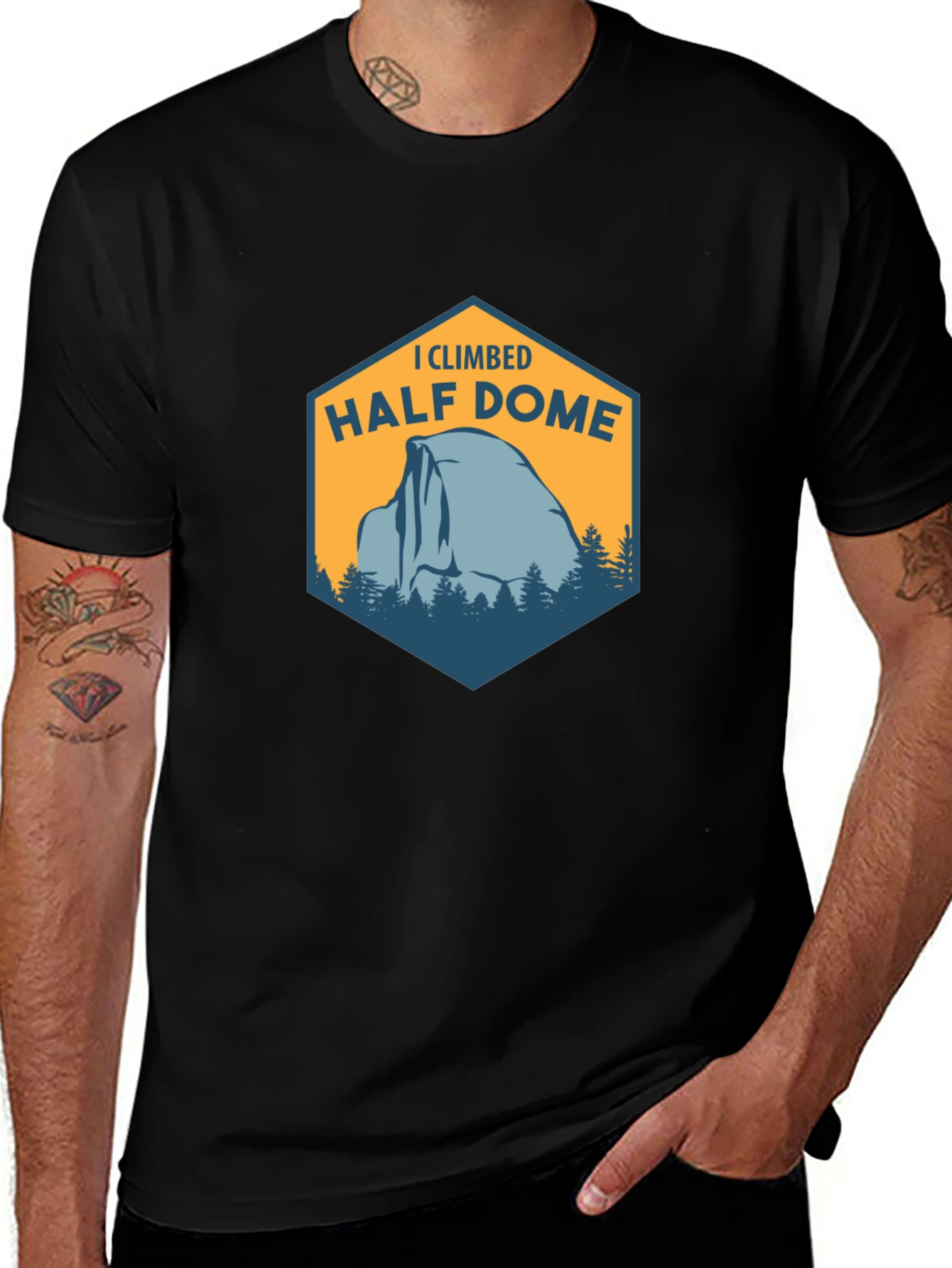 I Climbed Half Dome T-Shirt - Mountain Adventure Tee