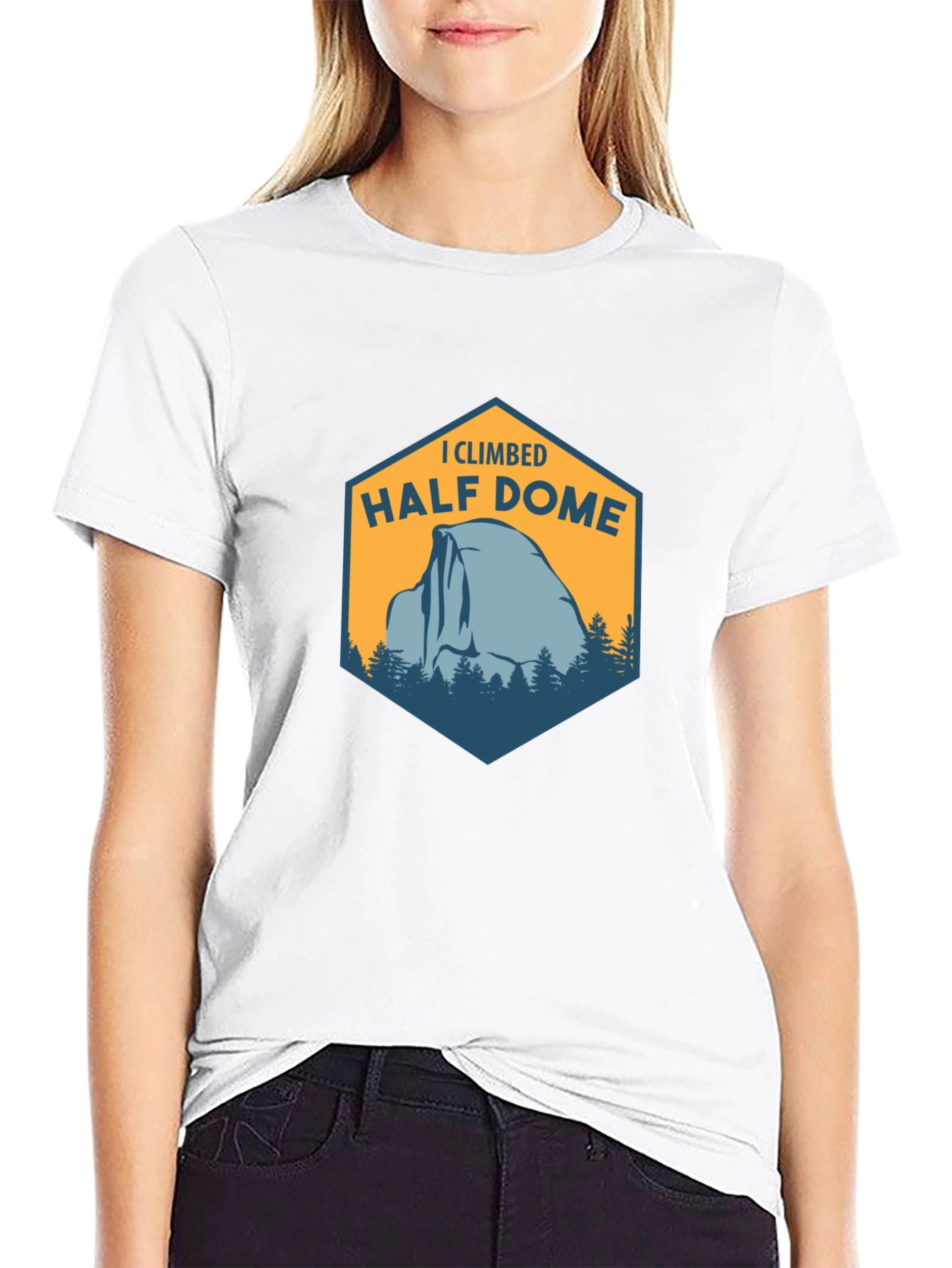 I Climbed Half Dome T-Shirt - Mountain Adventure Tee