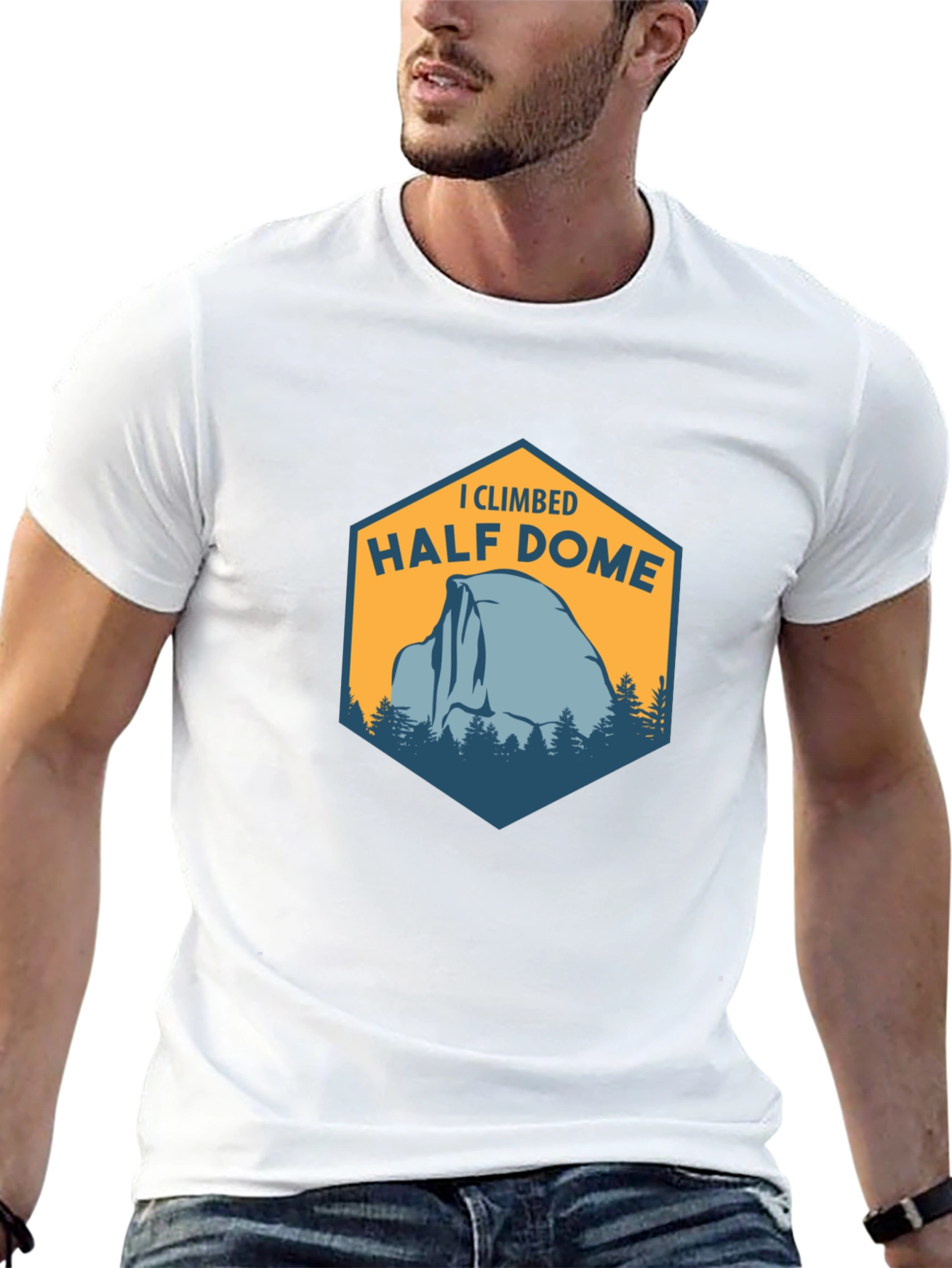 I Climbed Half Dome T-Shirt - Mountain Adventure Tee