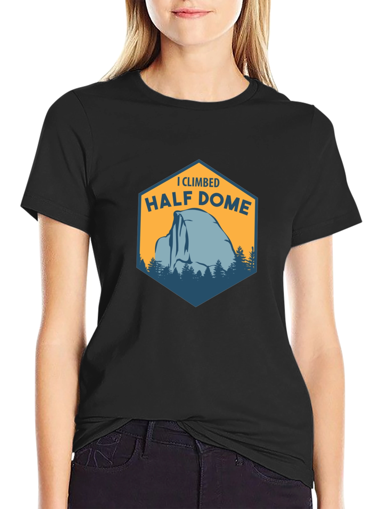 I Climbed Half Dome T-Shirt - Mountain Adventure Tee