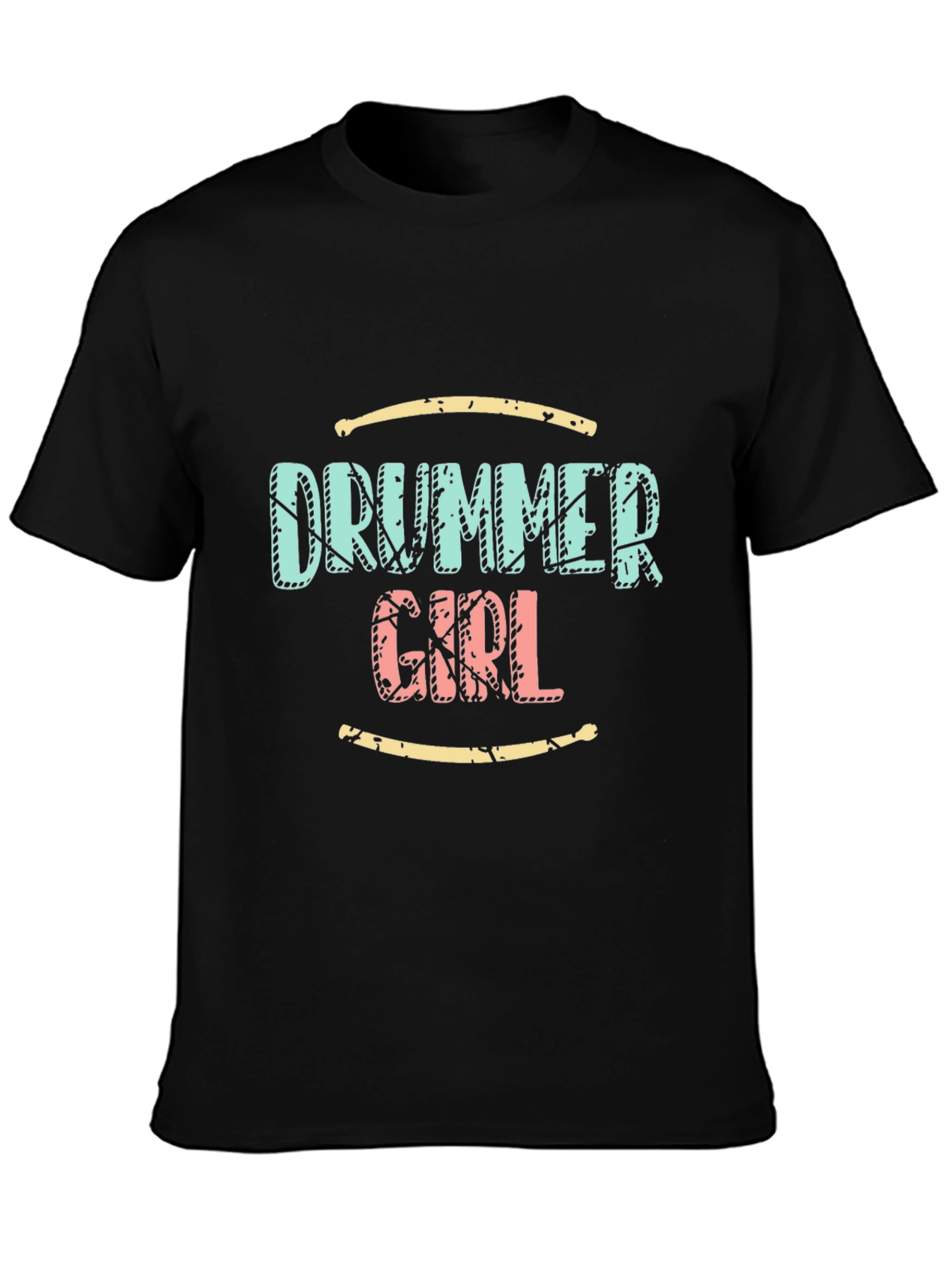 Drummer Girl T-Shirt - Music Lover Tee