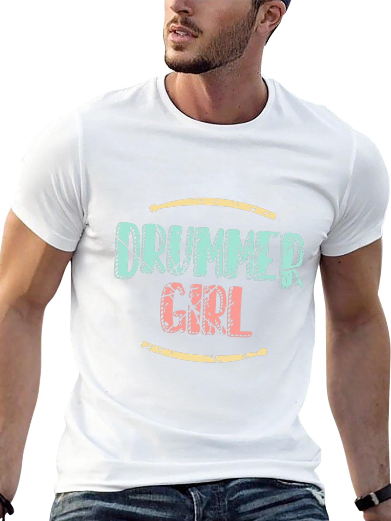 Drummer Girl T-Shirt - Music Lover Tee