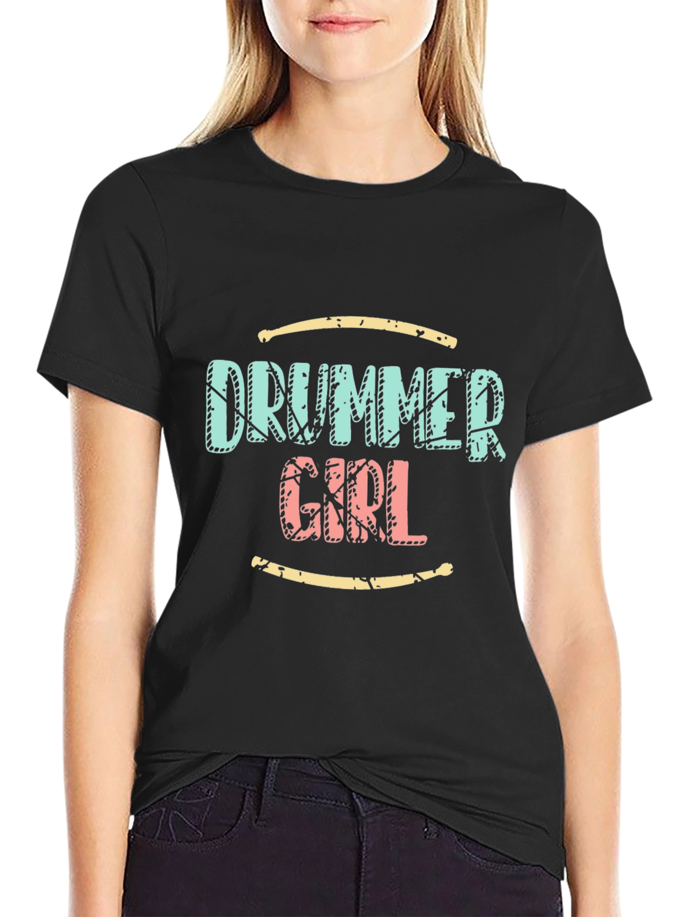 Drummer Girl T-Shirt - Music Lover Tee