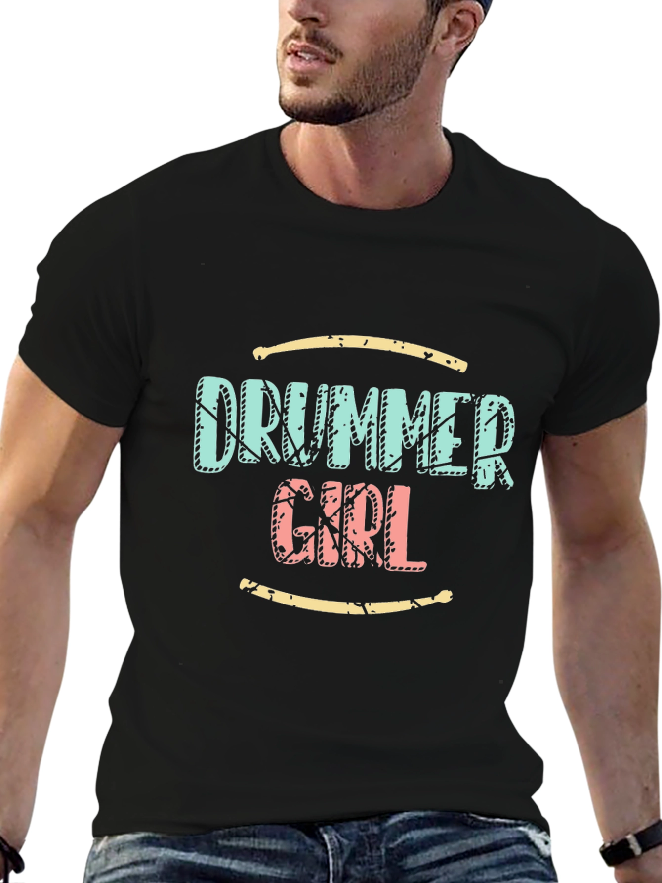 Drummer Girl T-Shirt - Music Lover Tee