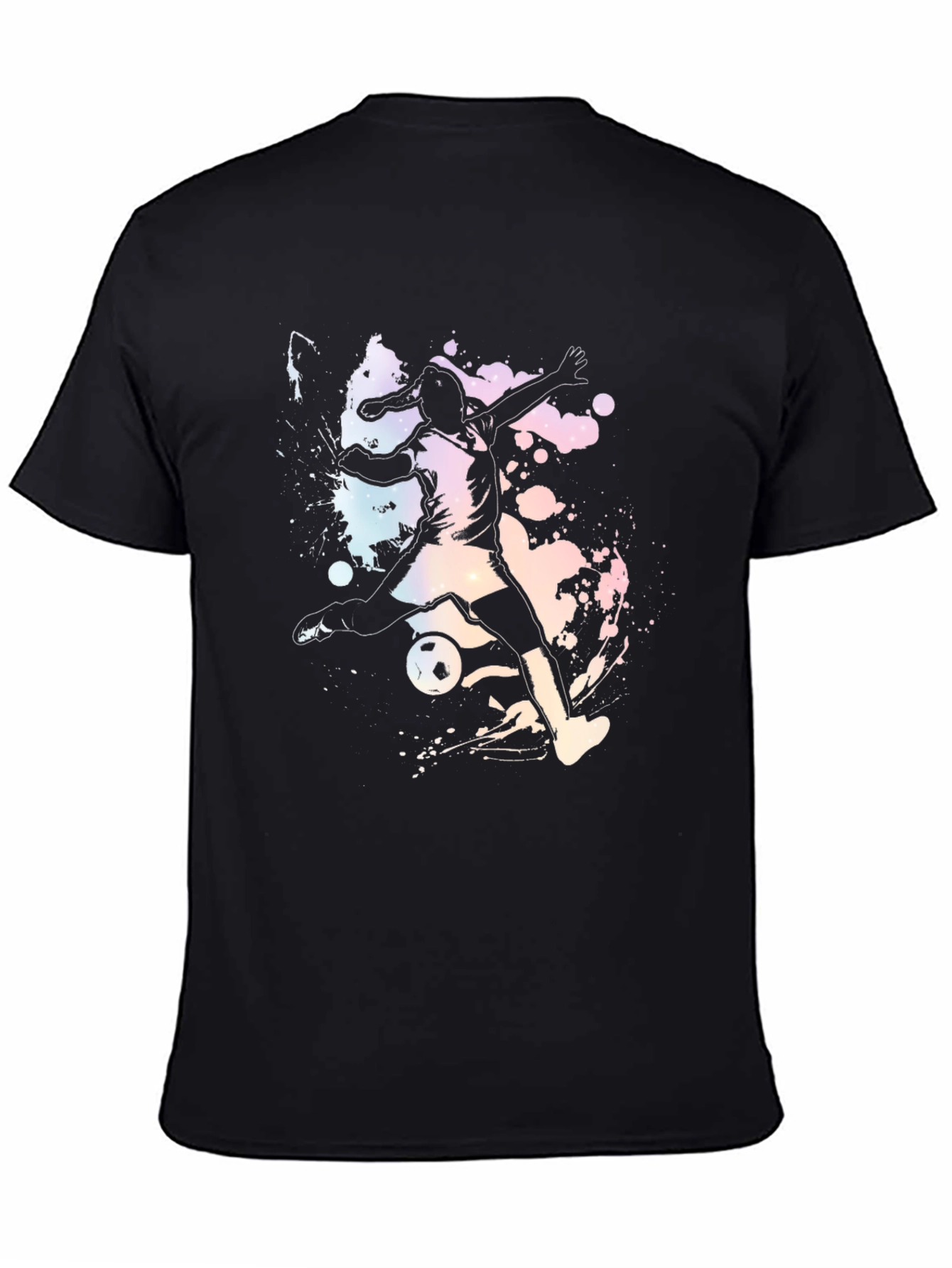 Soccer Player Graphic Print T-Shirt