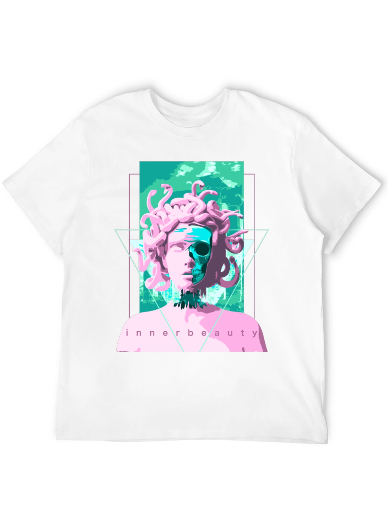 Medusa Inner Beauty Graphic Tee - Black T-Shirt