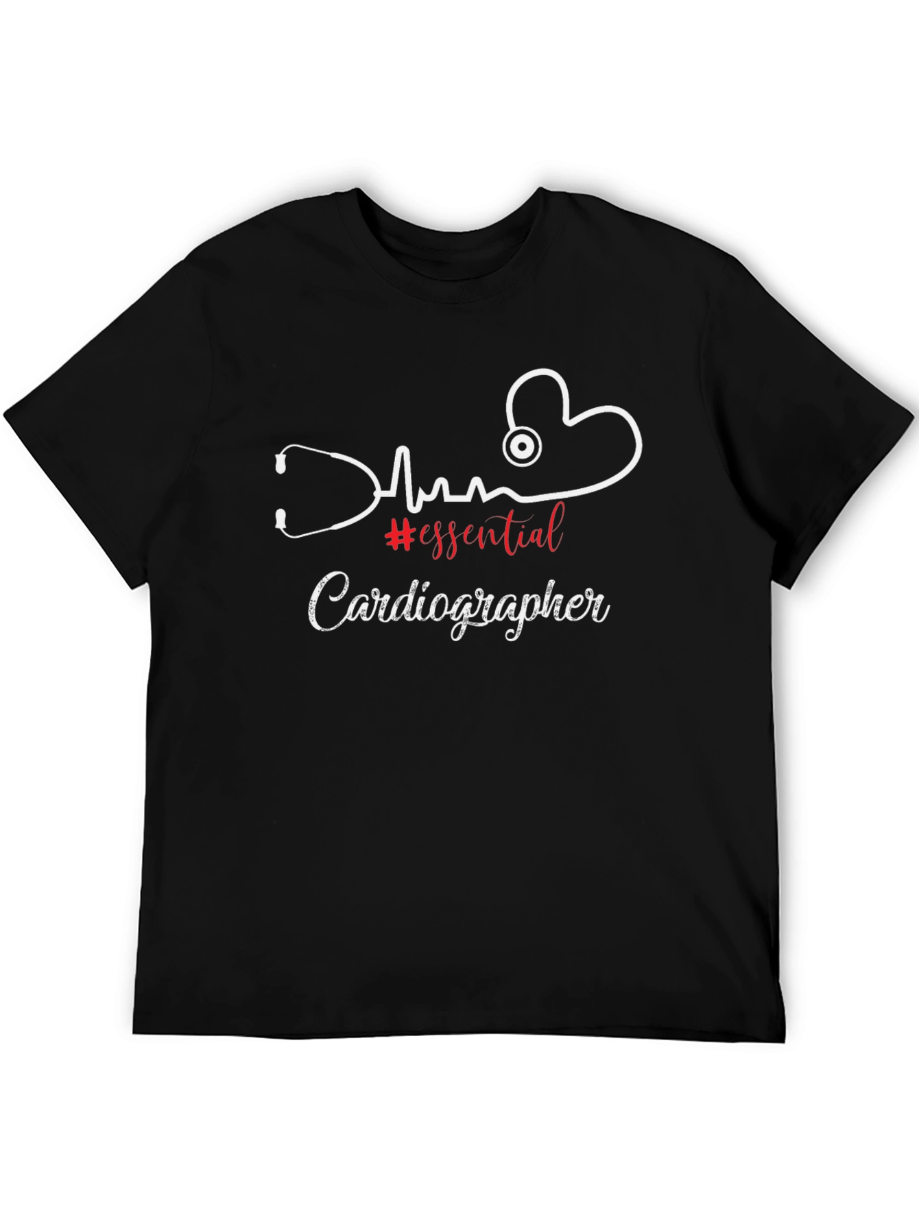 Essential Cardiographer T-Shirt - Medical Professional Tee