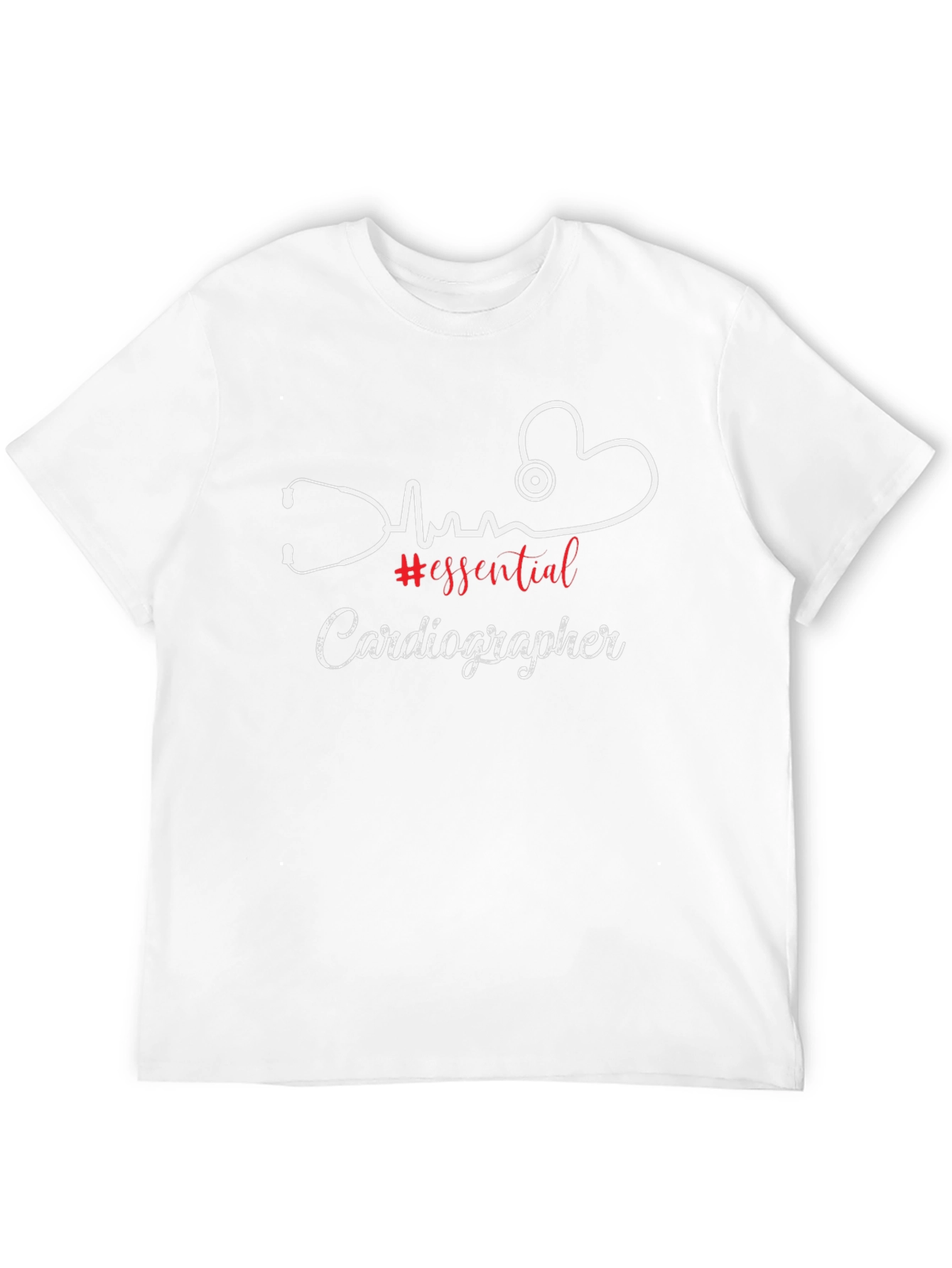 Essential Cardiographer T-Shirt - Medical Professional Tee