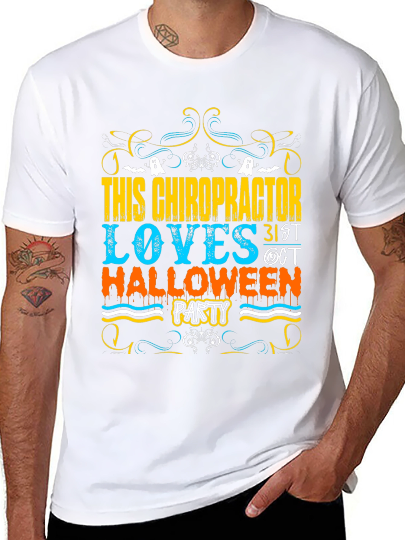 Chiropractor Halloween Party T-Shirt