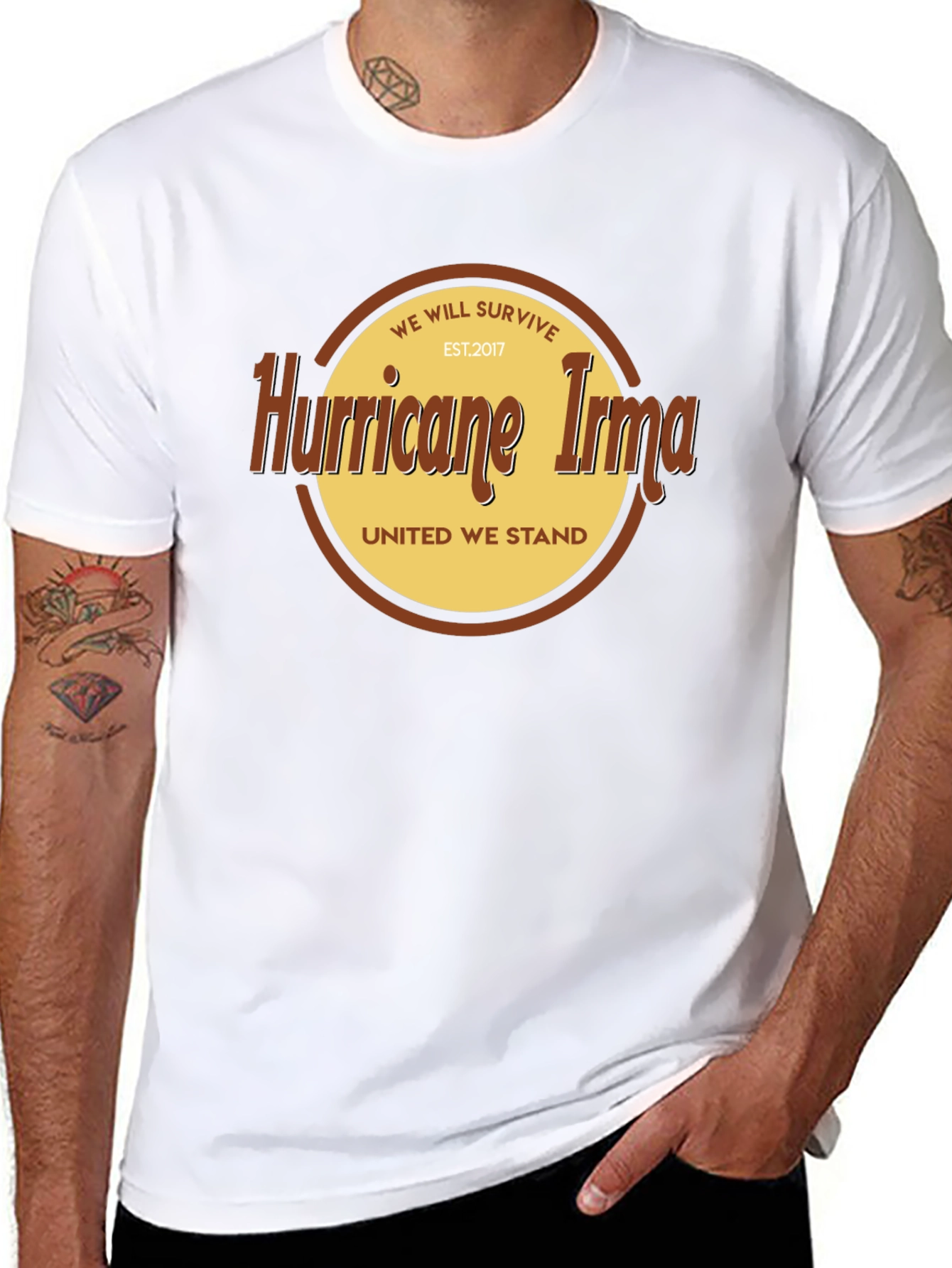Hurricane Irma Survivor T-Shirt - United We Stand