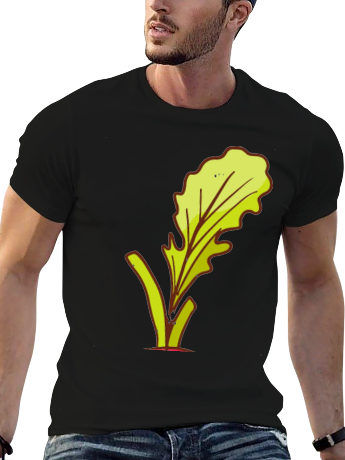 Leafy Graphic Tee - Stylish Casual Wear