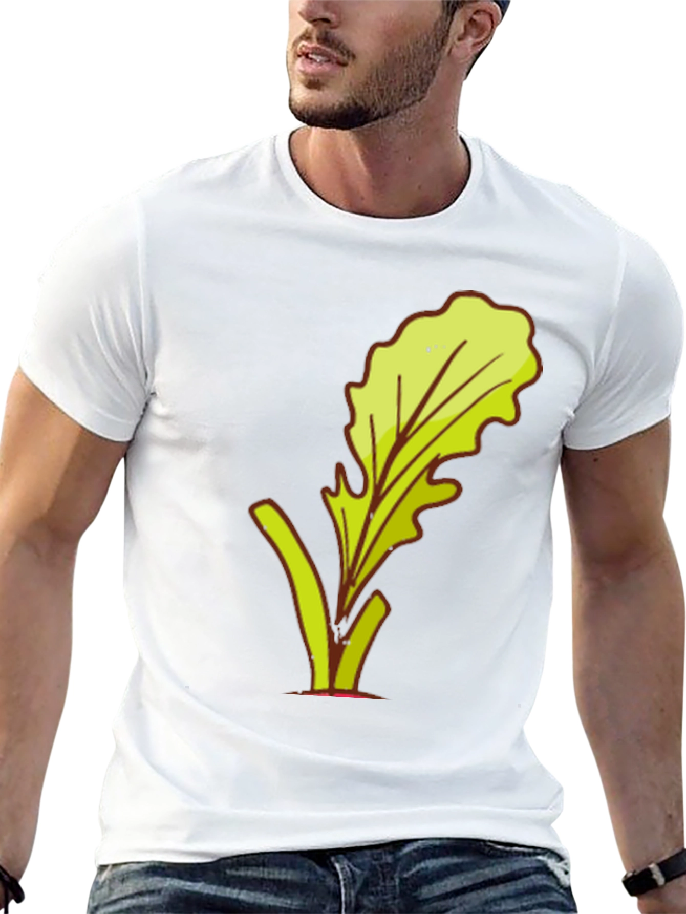 Leafy Graphic Tee - Stylish Casual Wear