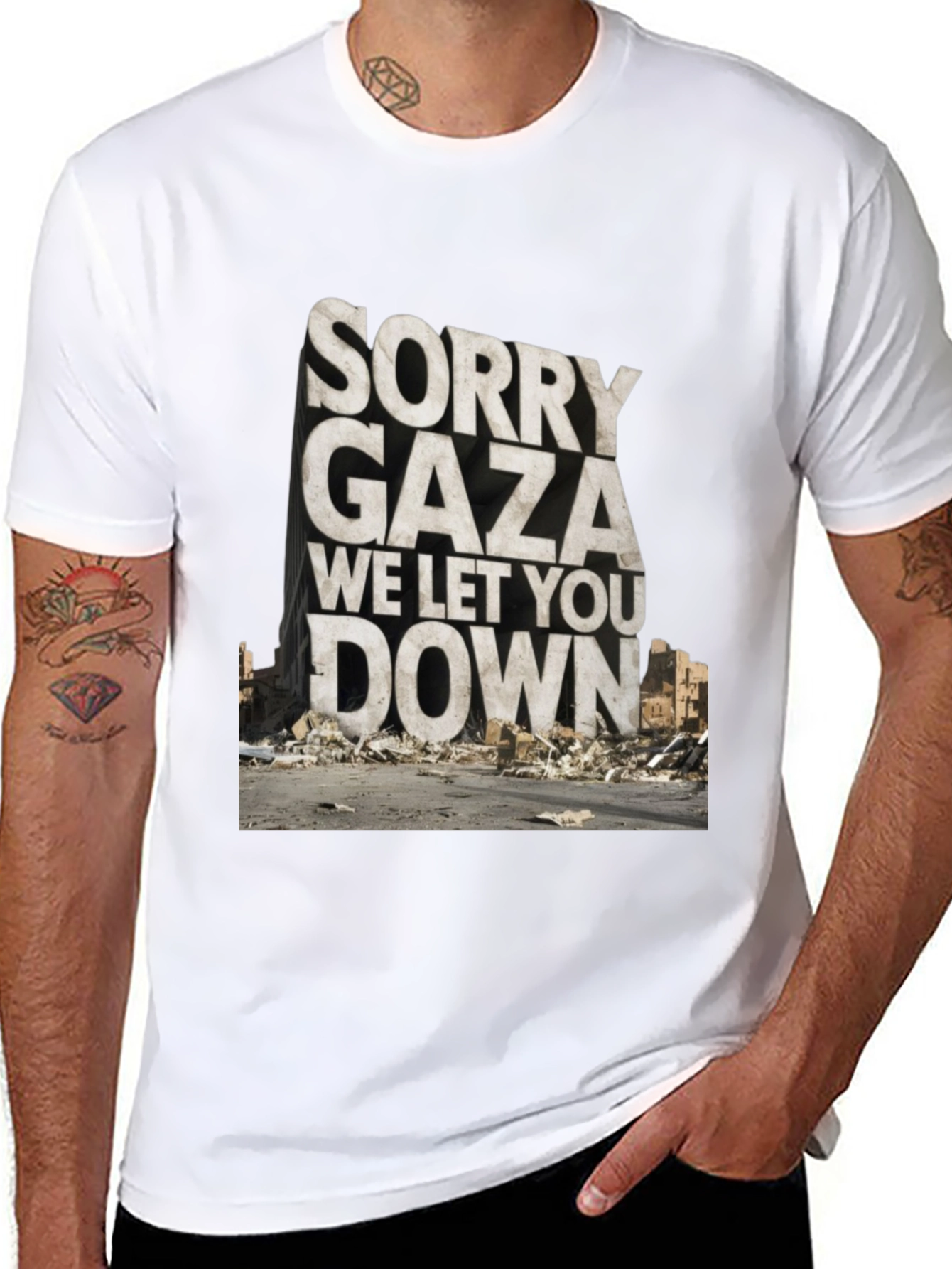 Sorry Gaza Graphic Tee