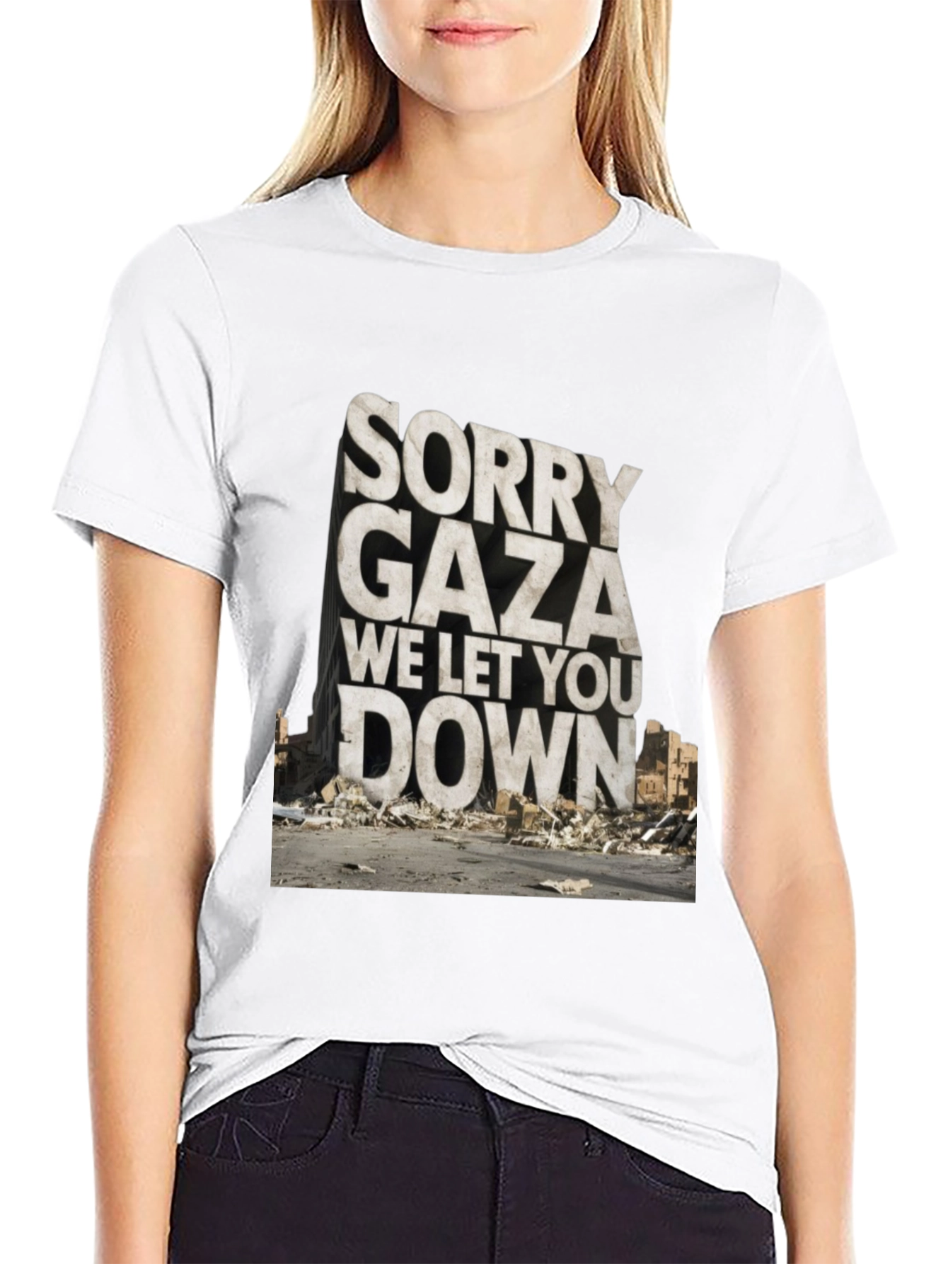 Sorry Gaza Graphic Tee