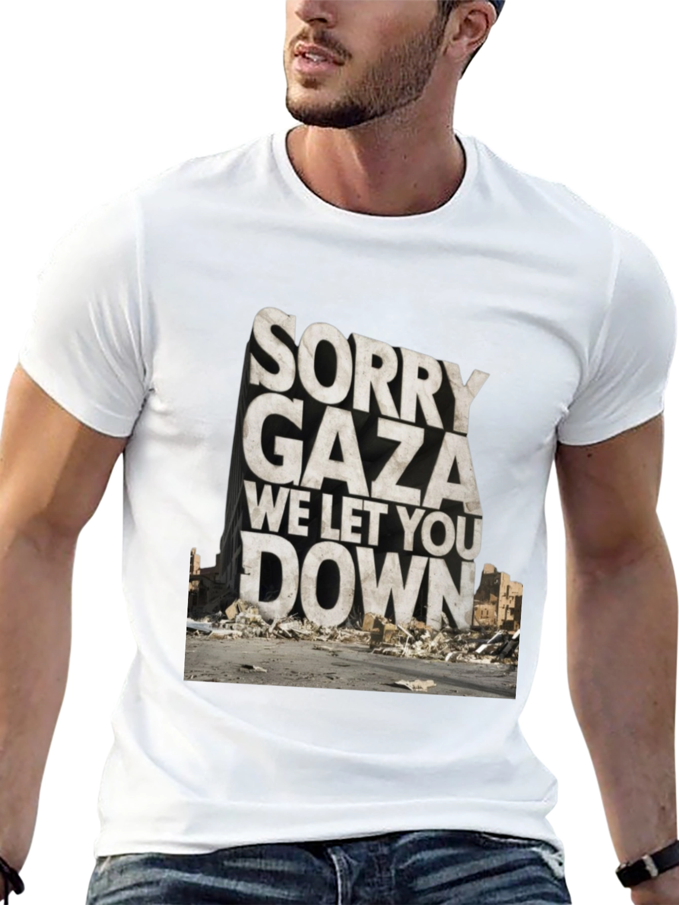 Sorry Gaza Graphic Tee