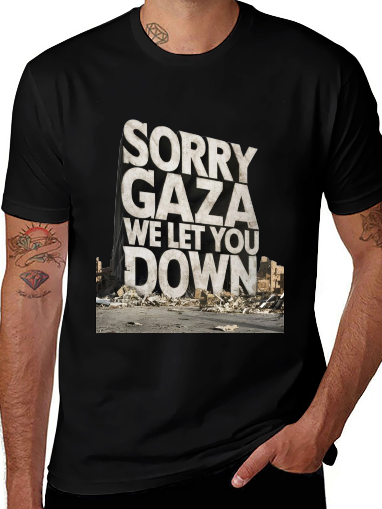 Sorry Gaza Graphic Tee