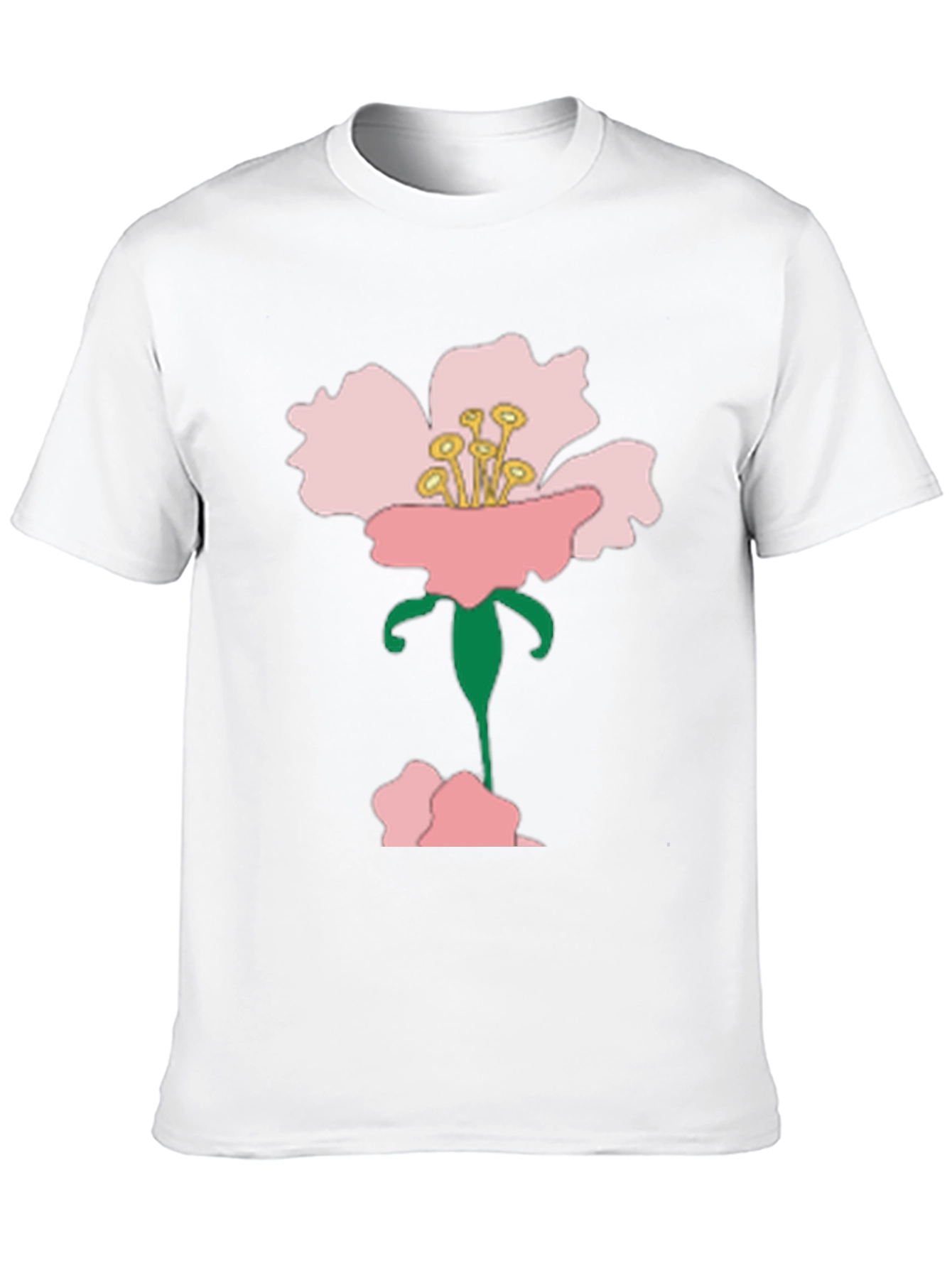 Floral T-Shirt - Pink Blossom Graphic Tee