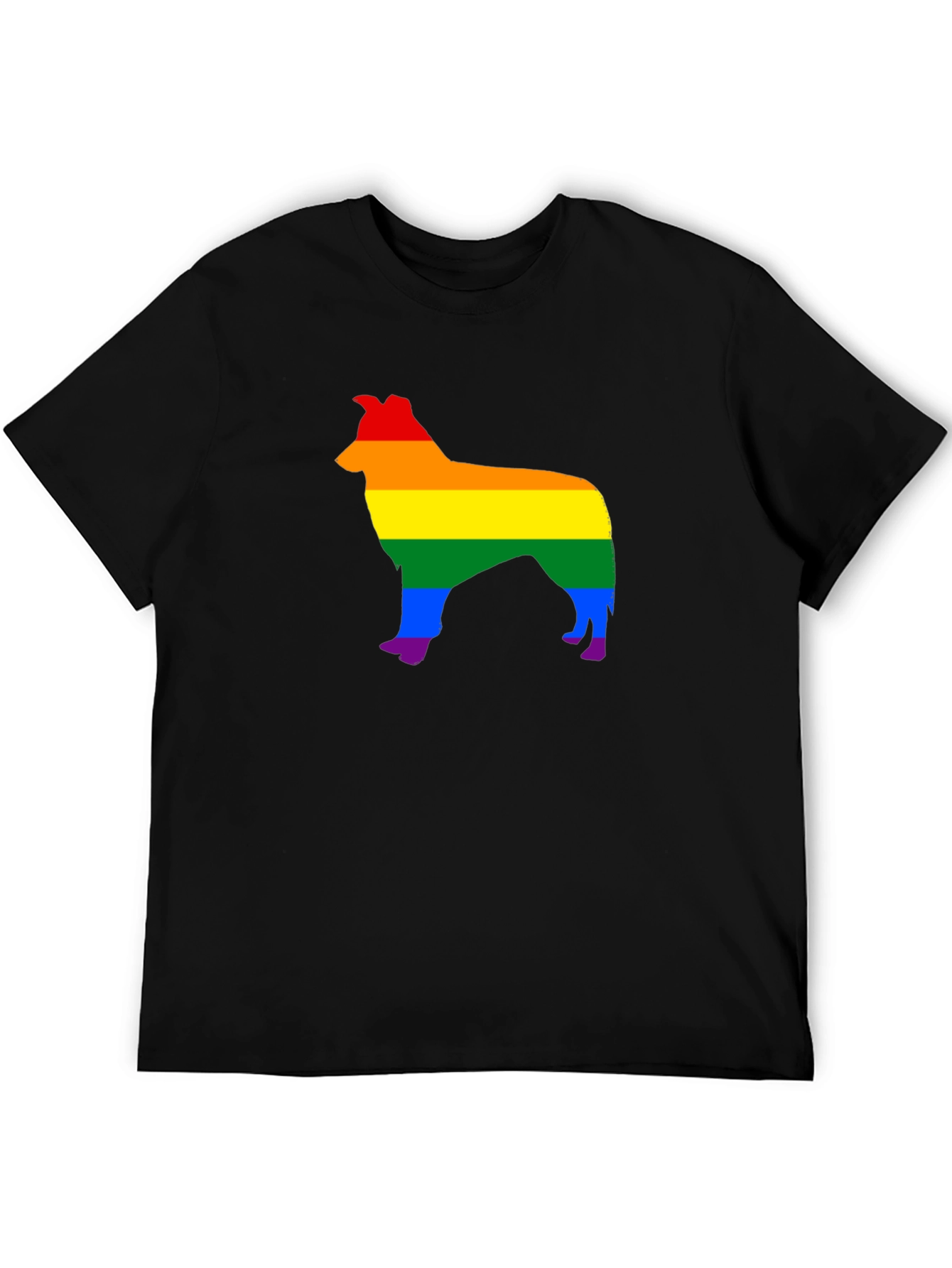 Pride Collie Dog Graphic Tee