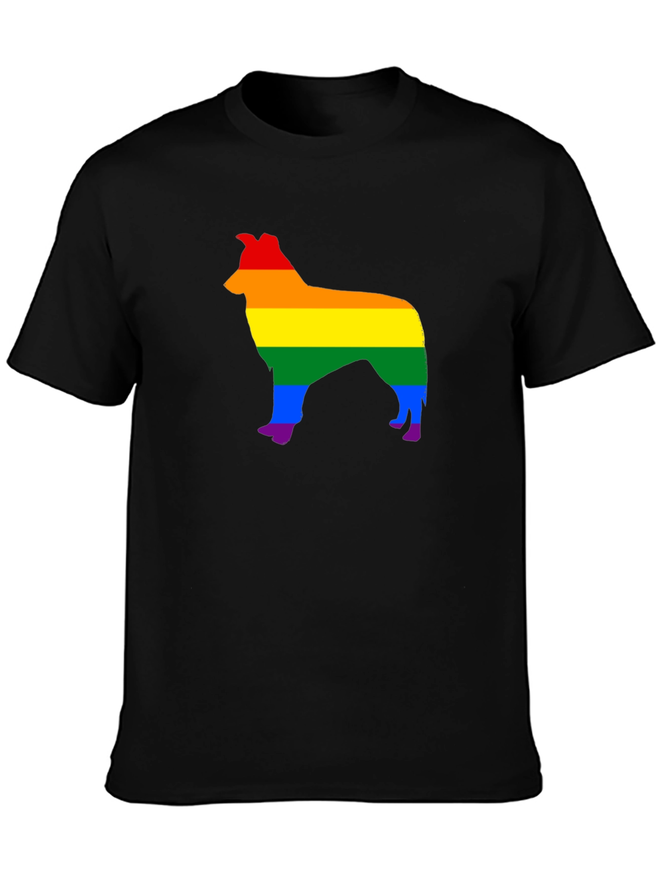 Pride Collie Dog Graphic Tee