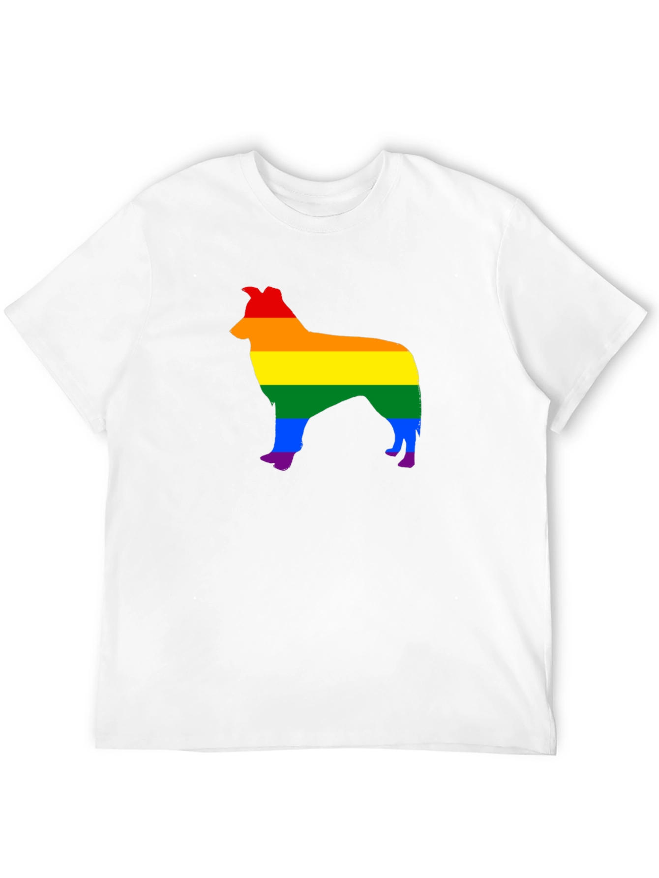 Pride Collie Dog Graphic Tee