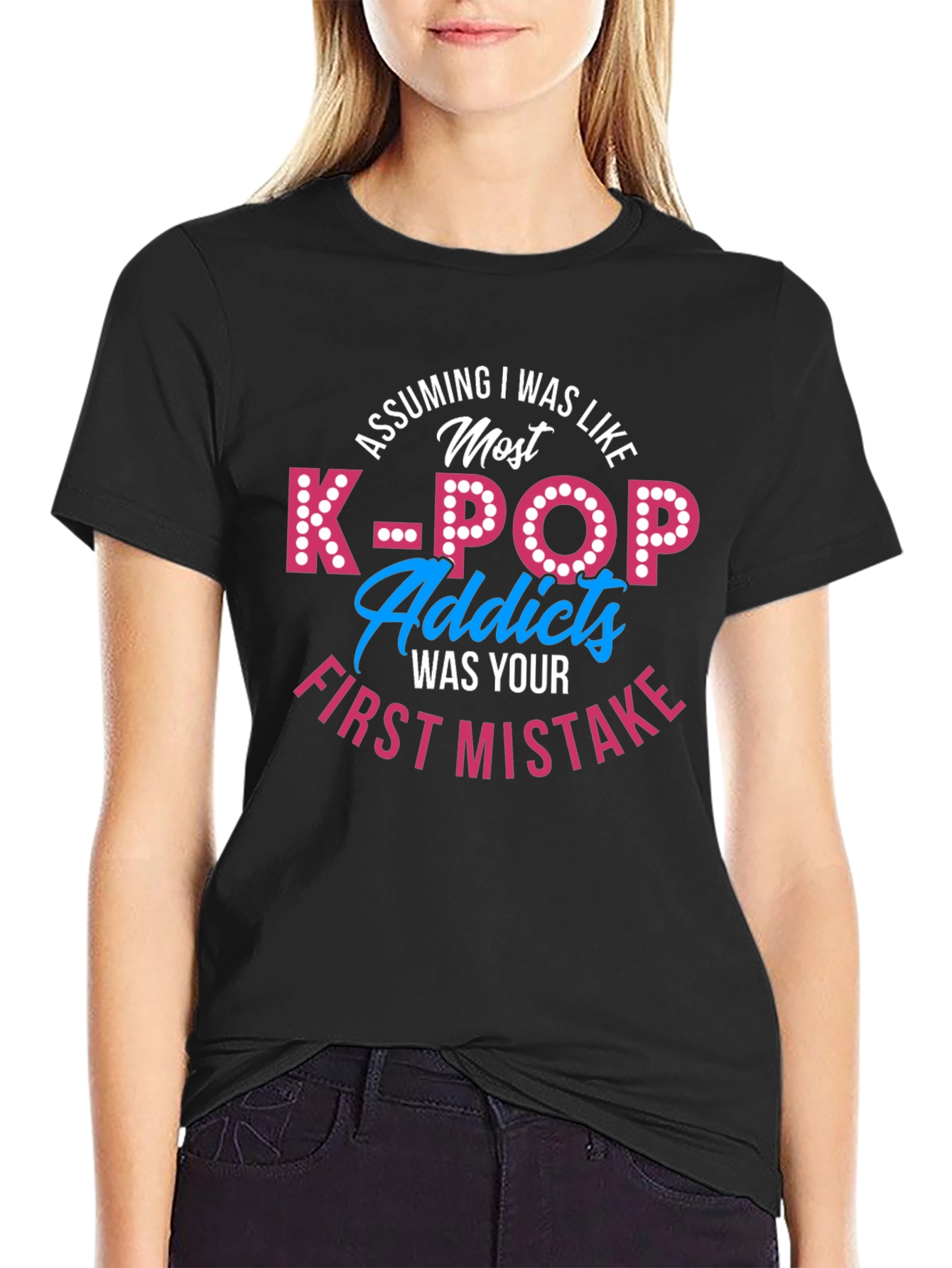K-Pop Addicts Graphic T-Shirt