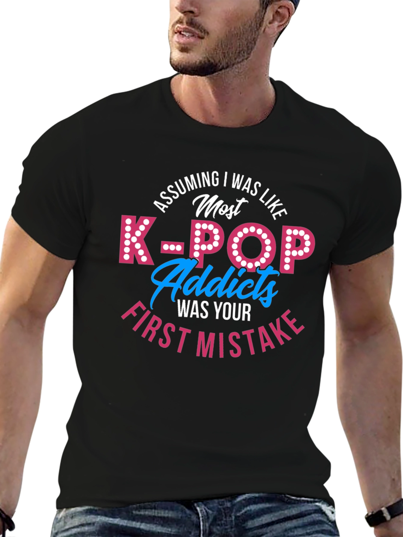K-Pop Addicts Graphic T-Shirt