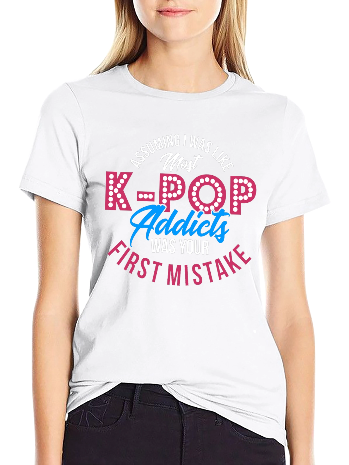 K-Pop Addicts Graphic T-Shirt