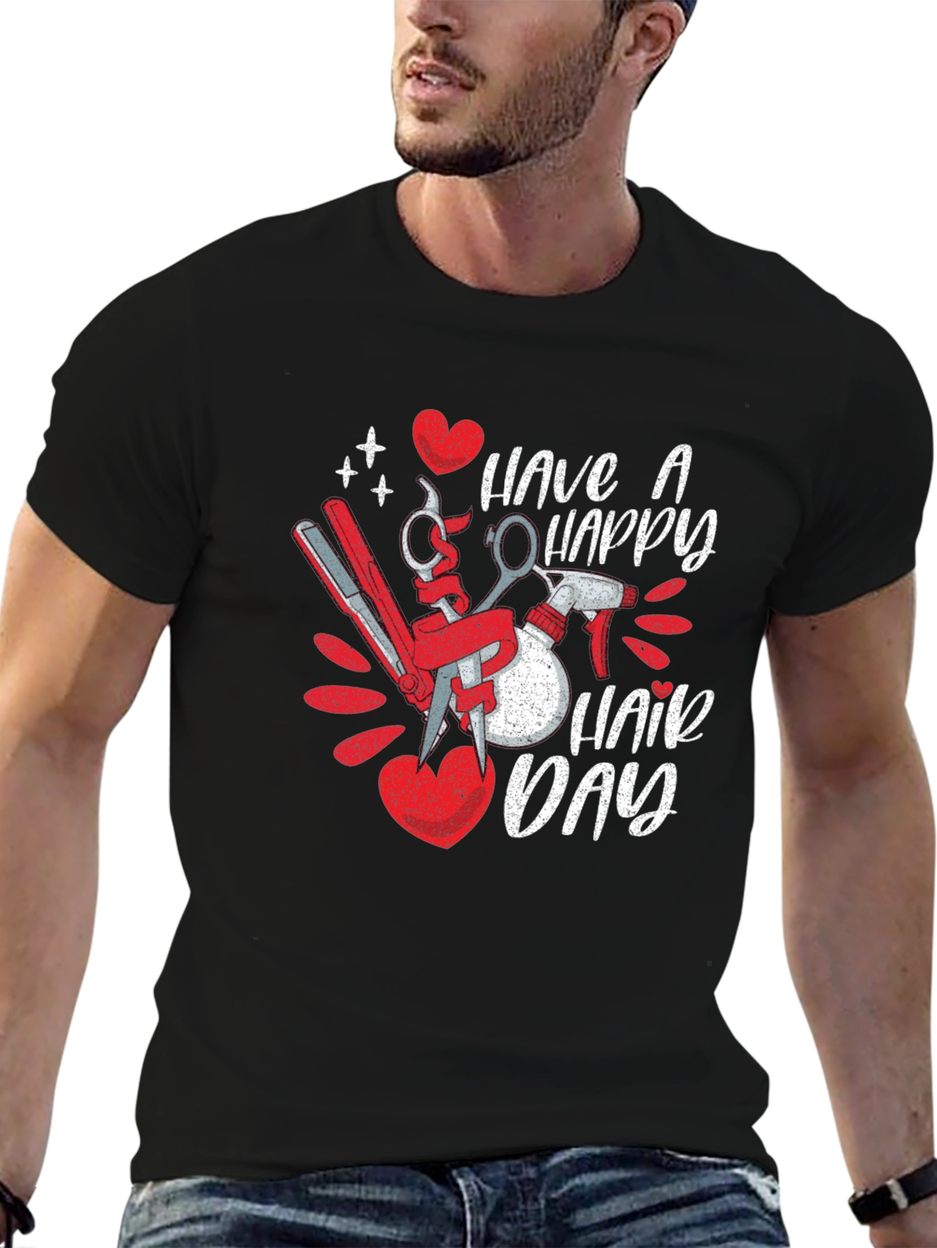 Happy Hair Day Graphic T-Shirt