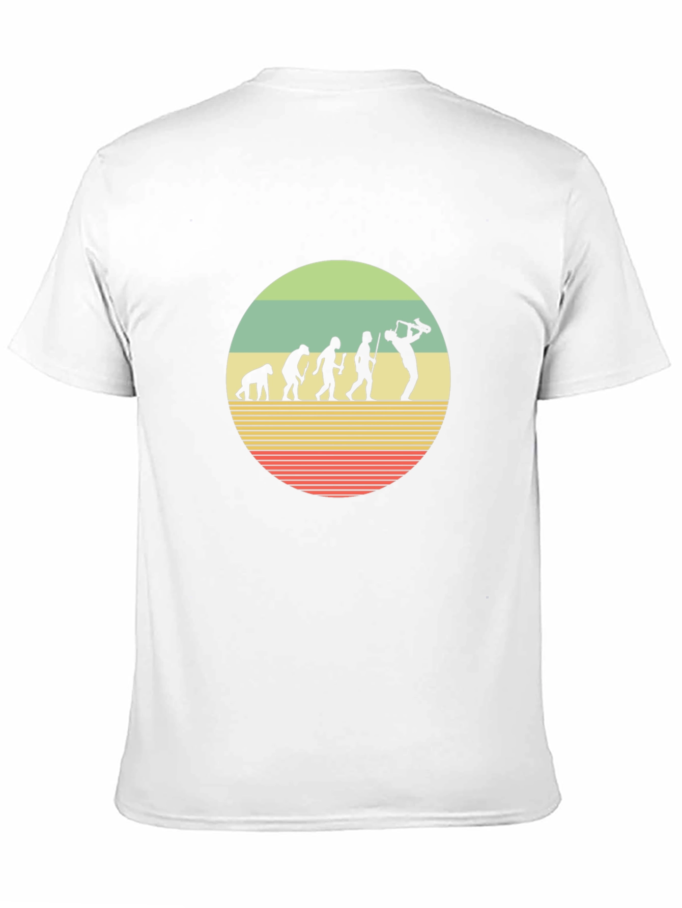 Saxophone Evolution T-Shirt - Musical Humor