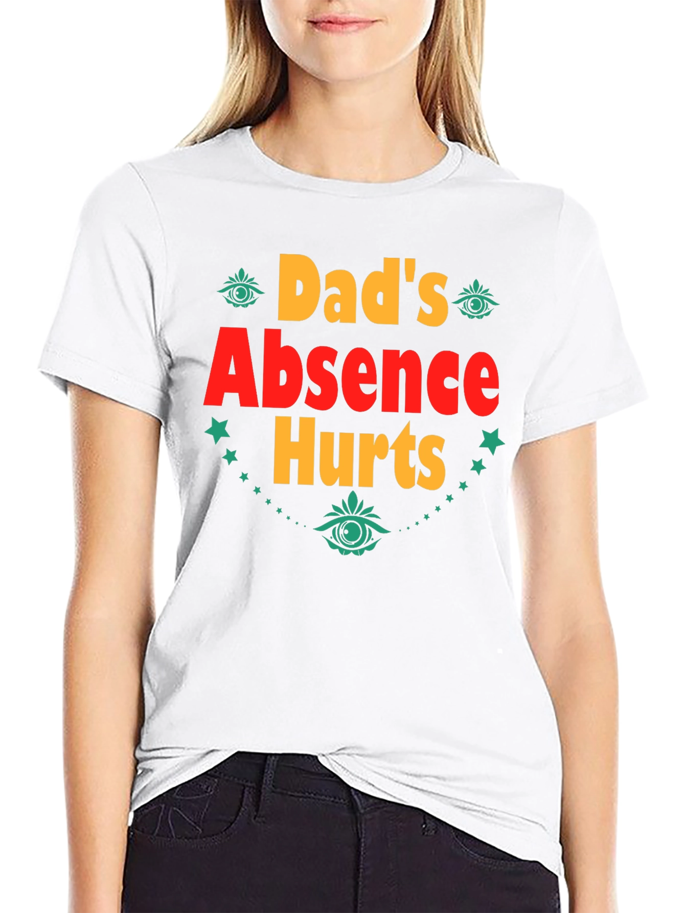 Dads Absence Hurts Graphic Tee